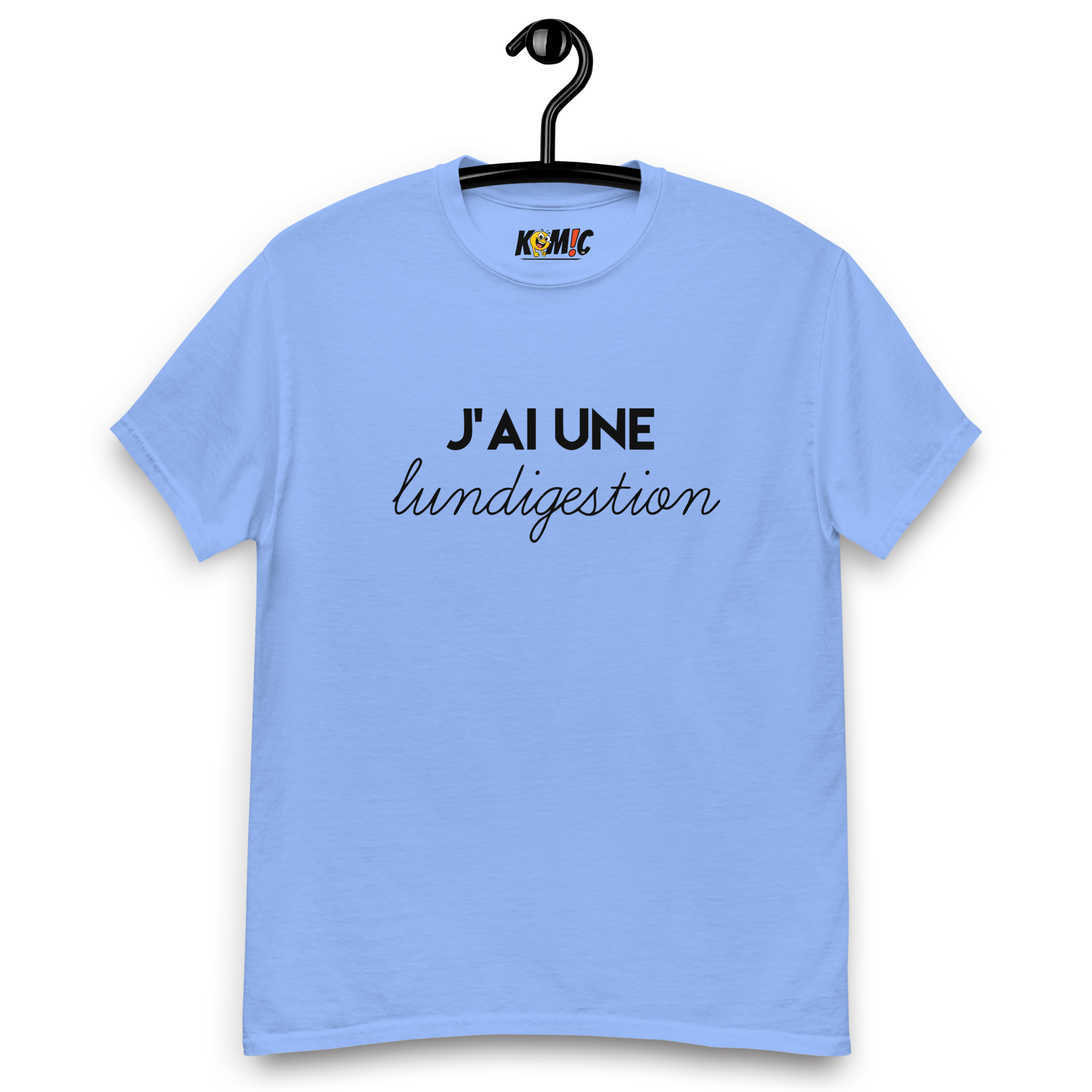 T-Shirt humoristique - J'ai une lundigestion | Komic.ca