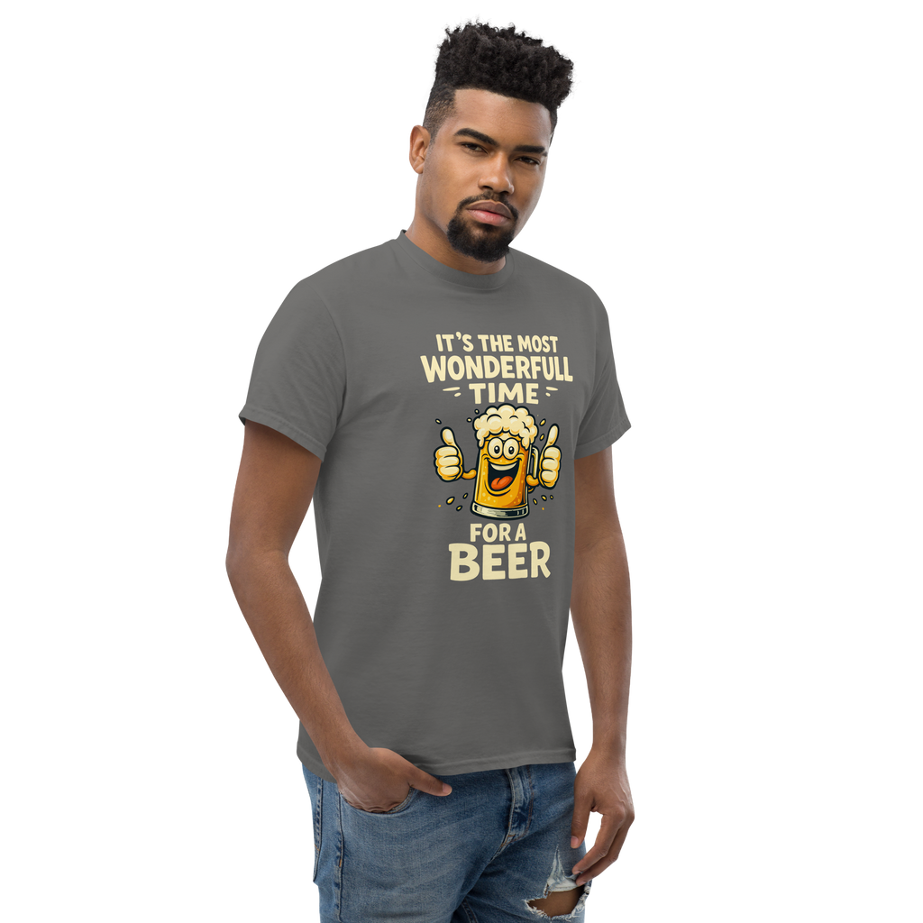T-Shirt humour - It's the most wonderfull time for a beer | Komic.ca