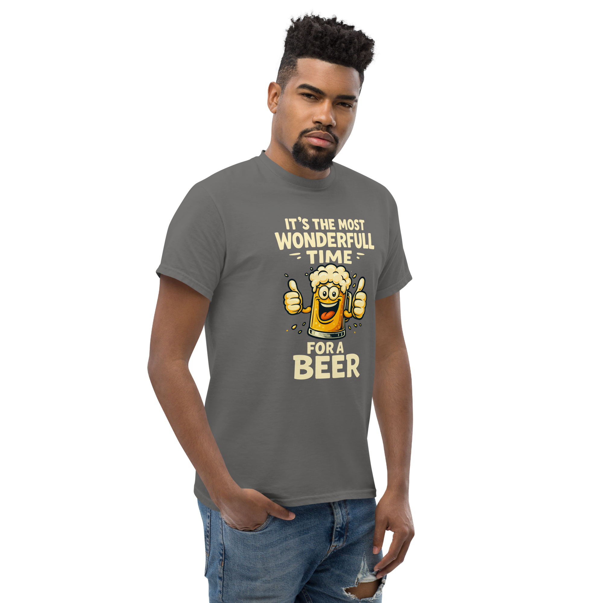 T-Shirt humour - It's the most wonderfull time for a beer | Komic.ca