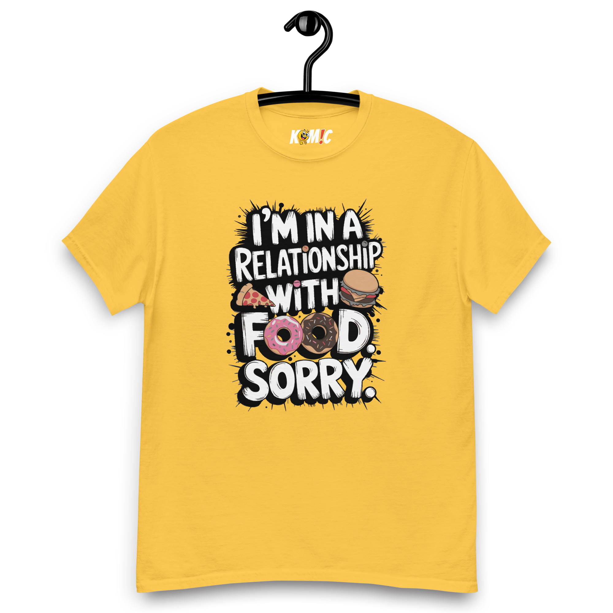 T-Shirt humoristique - I'm in a relationship with food | Komic