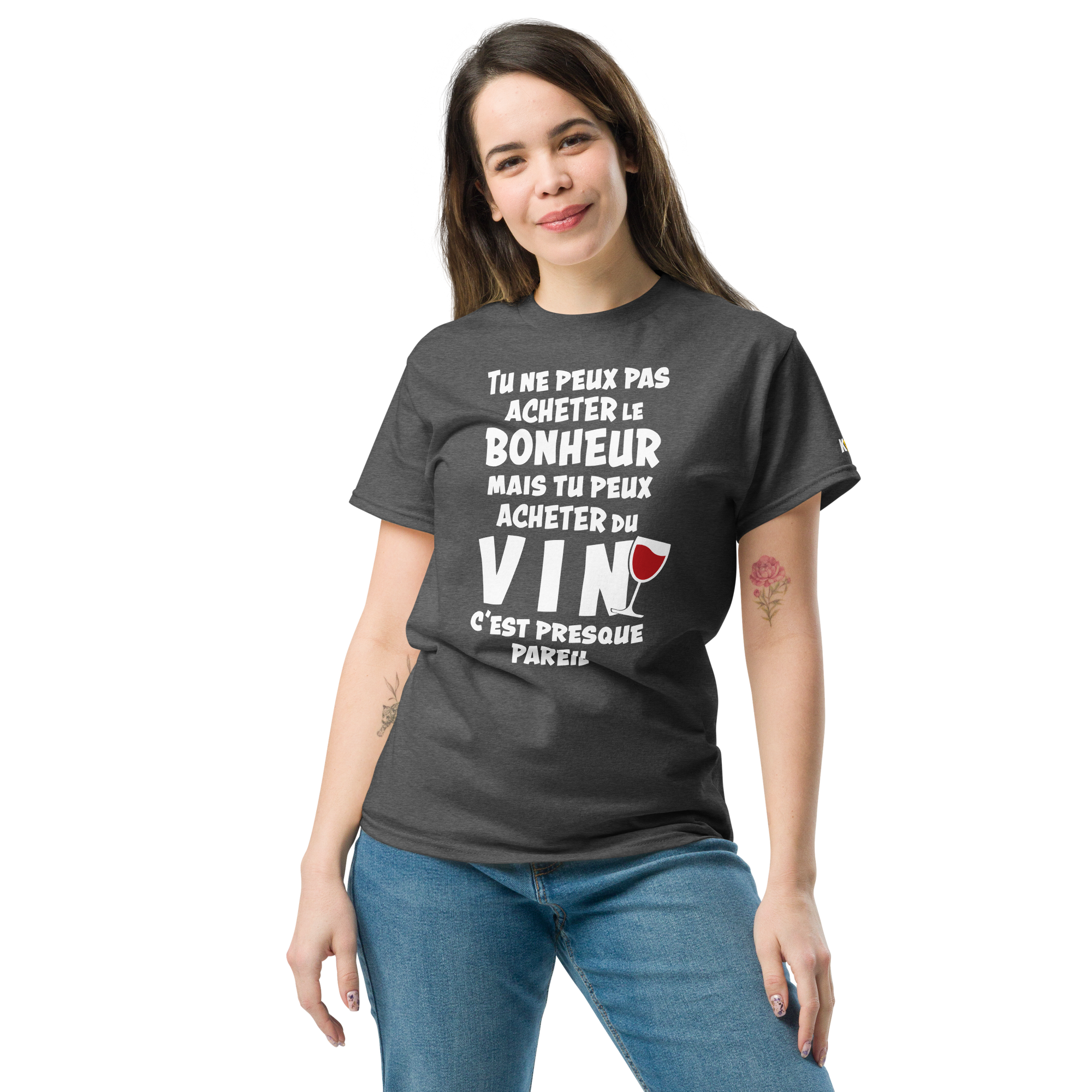 T-Shirt humoristique - Tu peux pas acheter le bonheur mais | Komic.ca