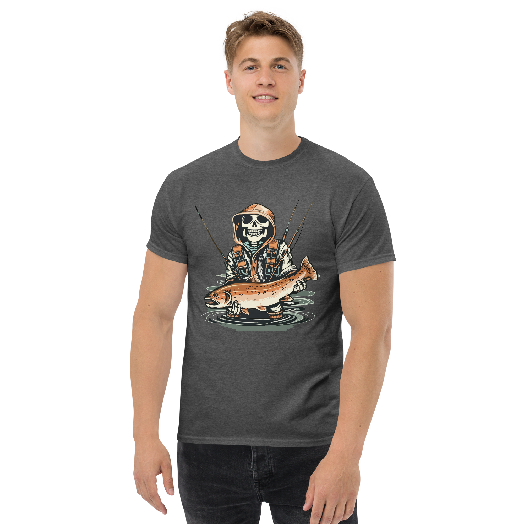 T-Shirt humoristique - Skull fishing | Komic.ca