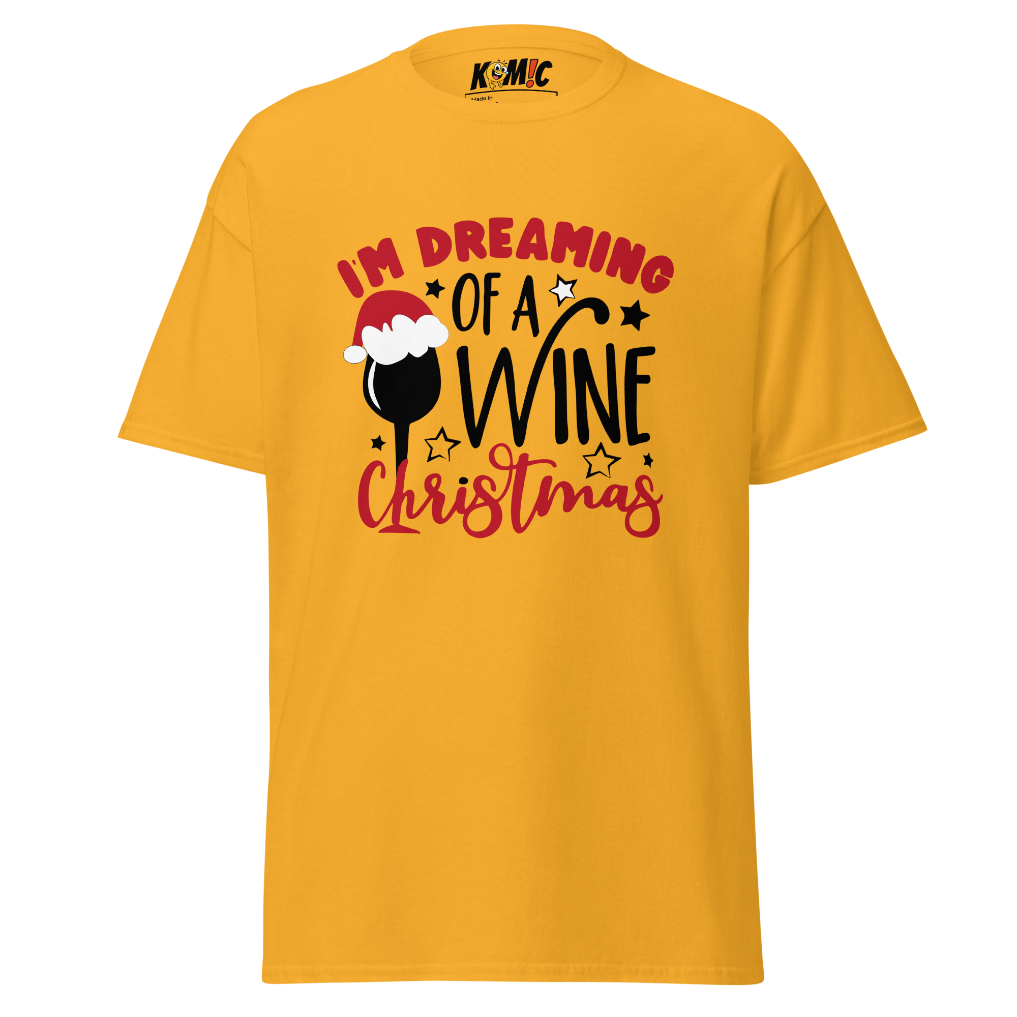 T-Shirt humoristique - I dreaming of a wine christmas | Komic
