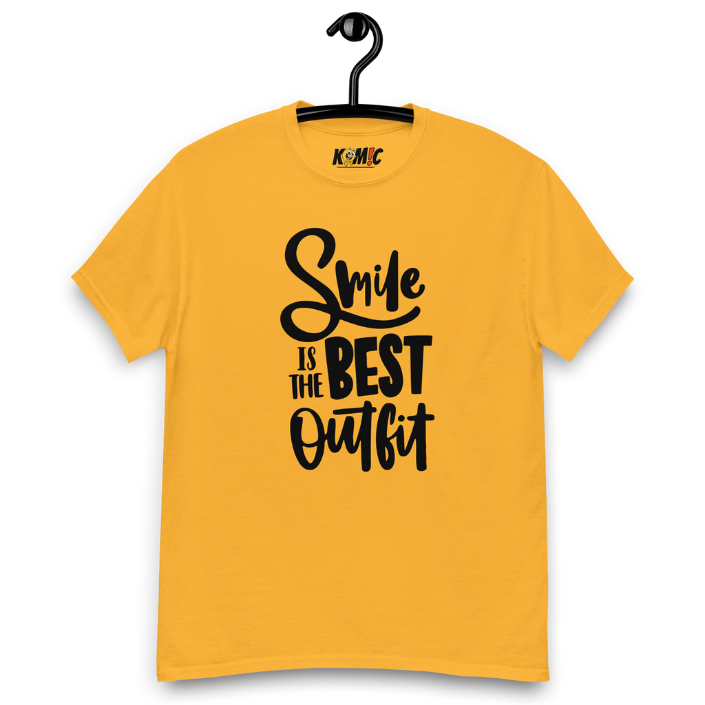 T-Shirt humoristique - Smile is the best outfit | Komic