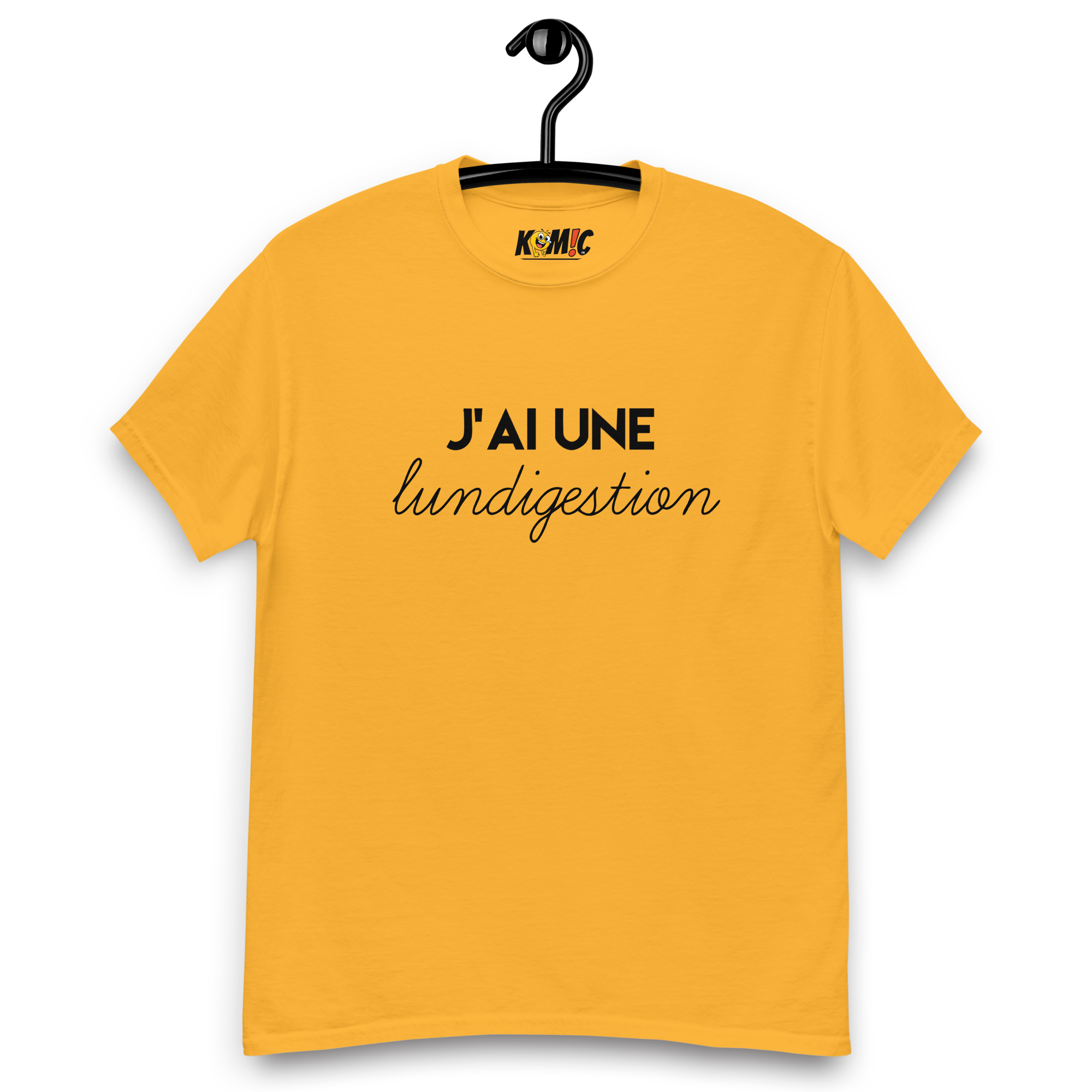 T-Shirt humoristique - J'ai une lundigestion | Komic.ca