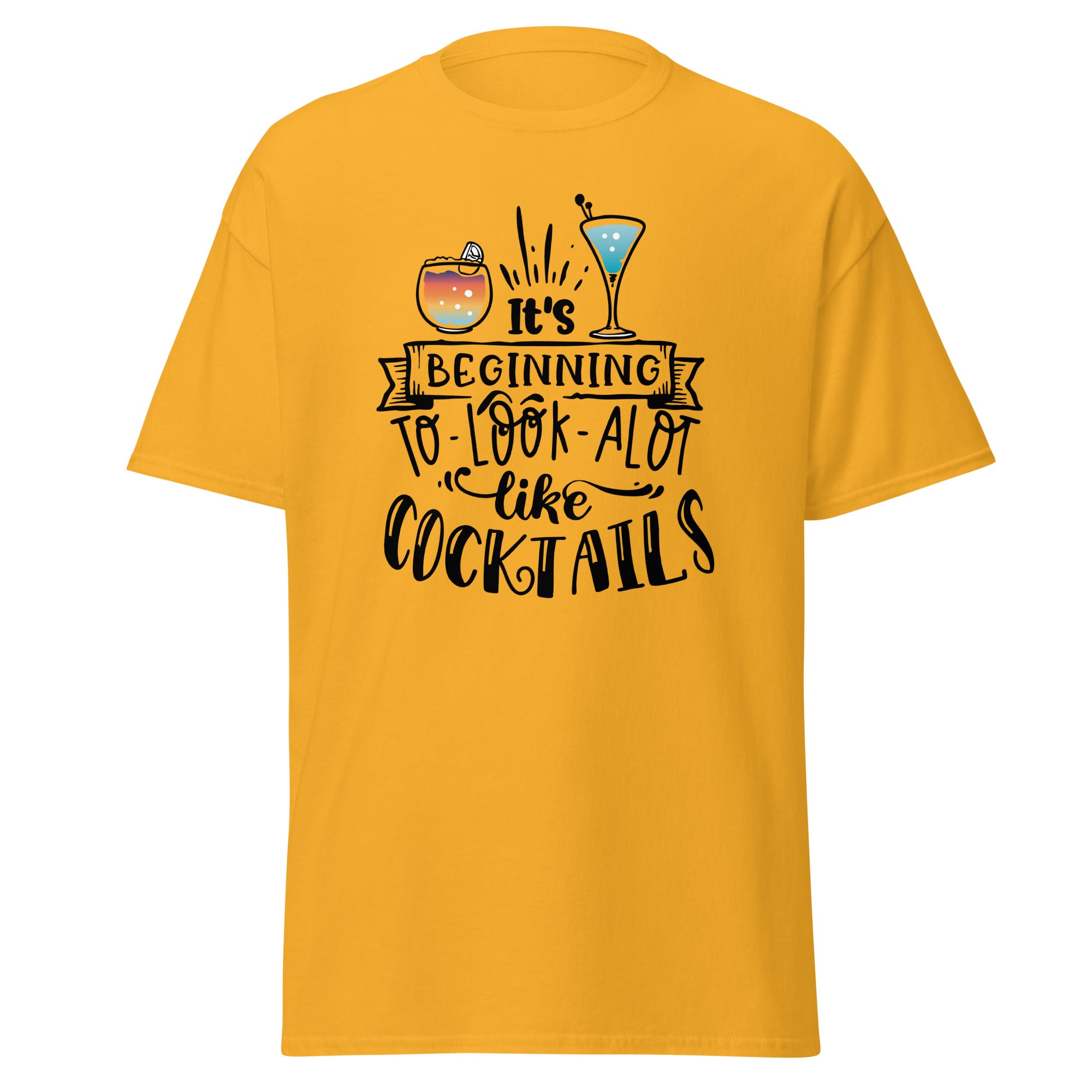 T-Shirt humour - It's beginning to look alot like cocktails | Komic.ca