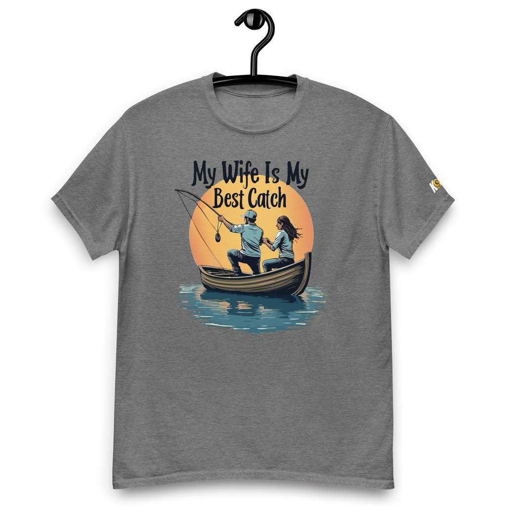 T-shirt humoristique - My wife is my best catch | Komic.ca