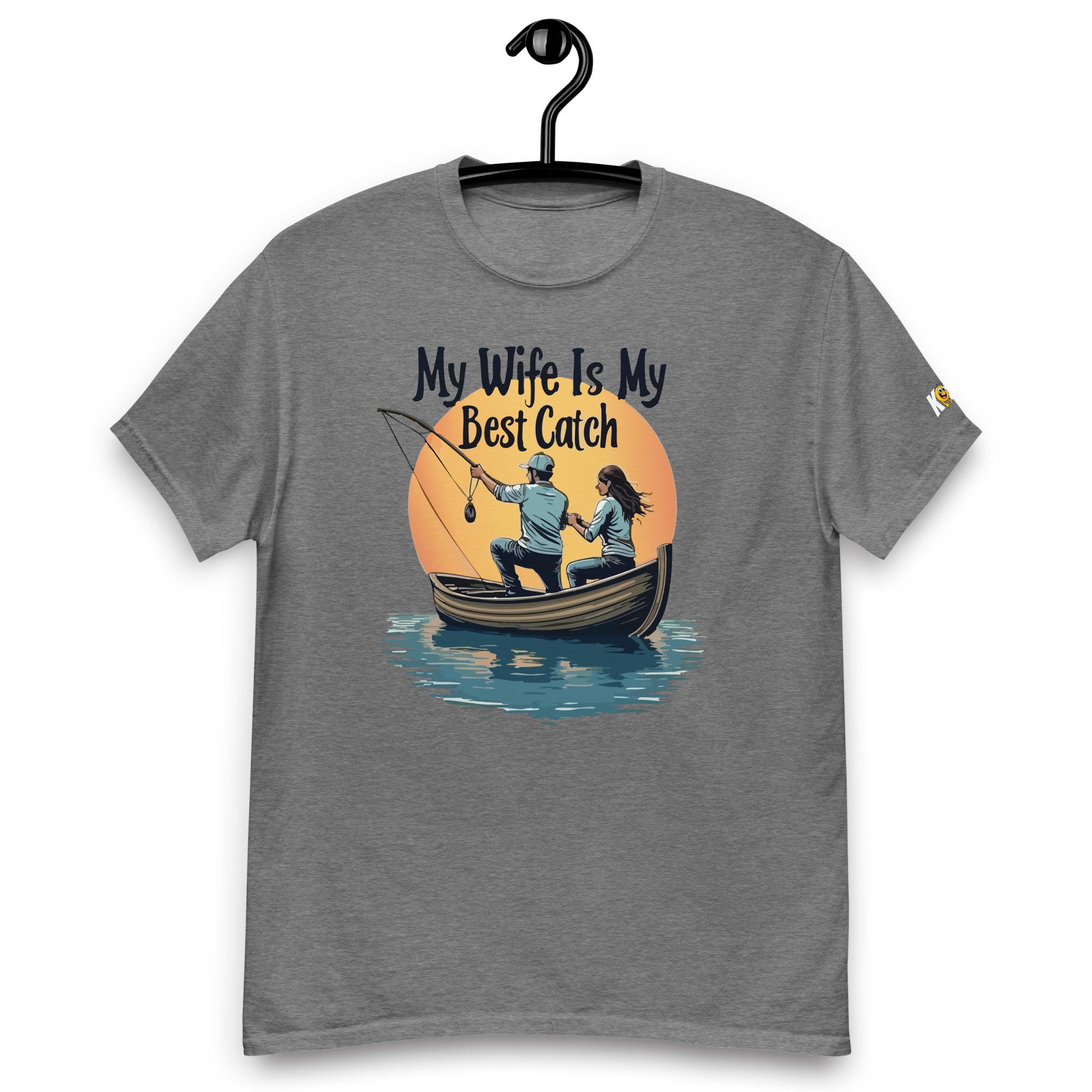 T-shirt humoristique - My wife is my best catch | Komic.ca