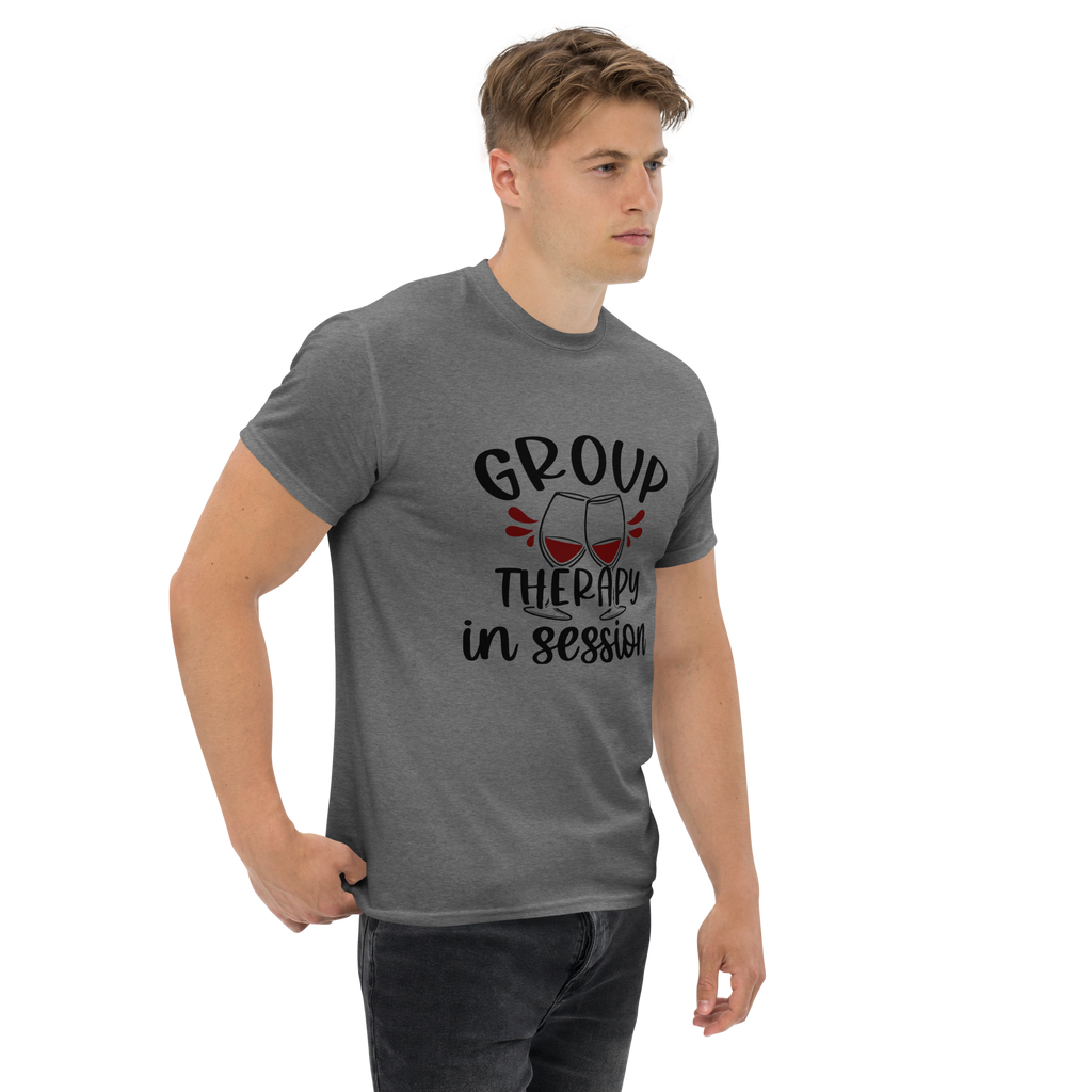 T-Shirt humoristique - Group therapy in session | Komic.ca