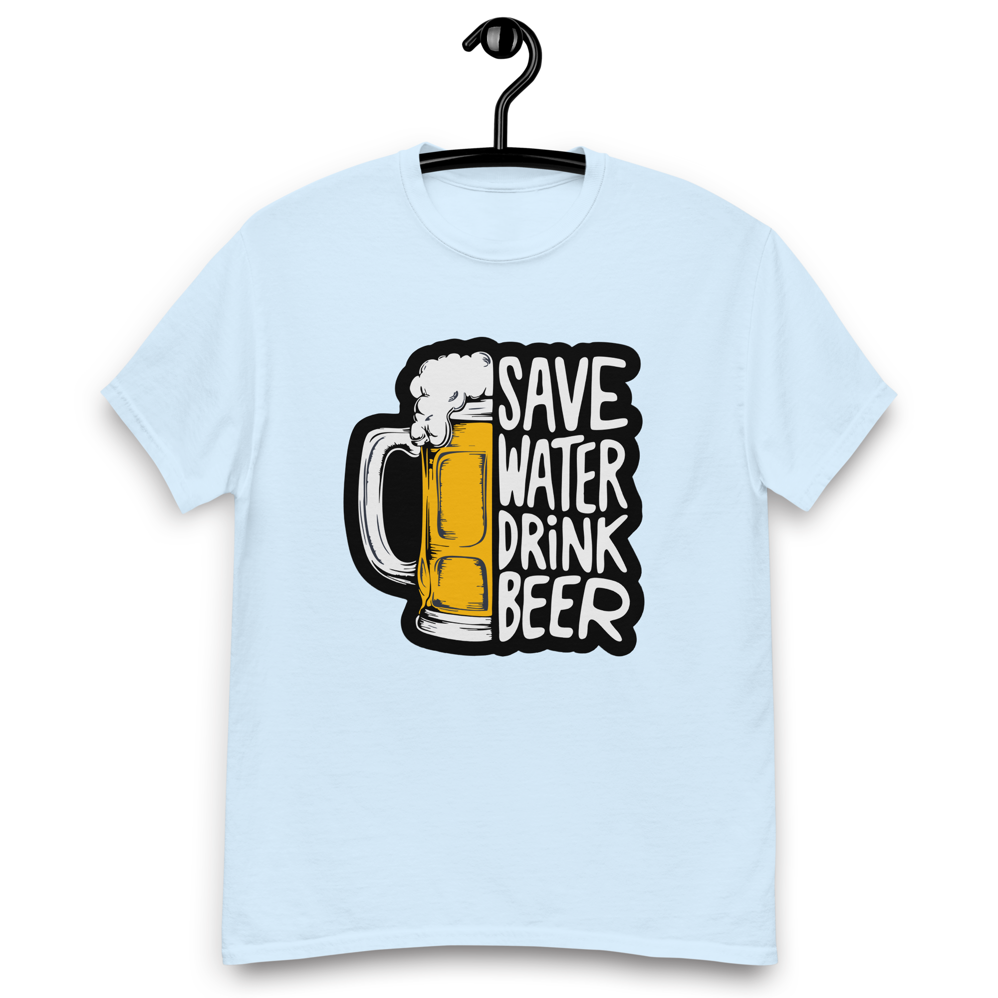 T-Shirt unisexe humoristique - Save water drink beer | Komic