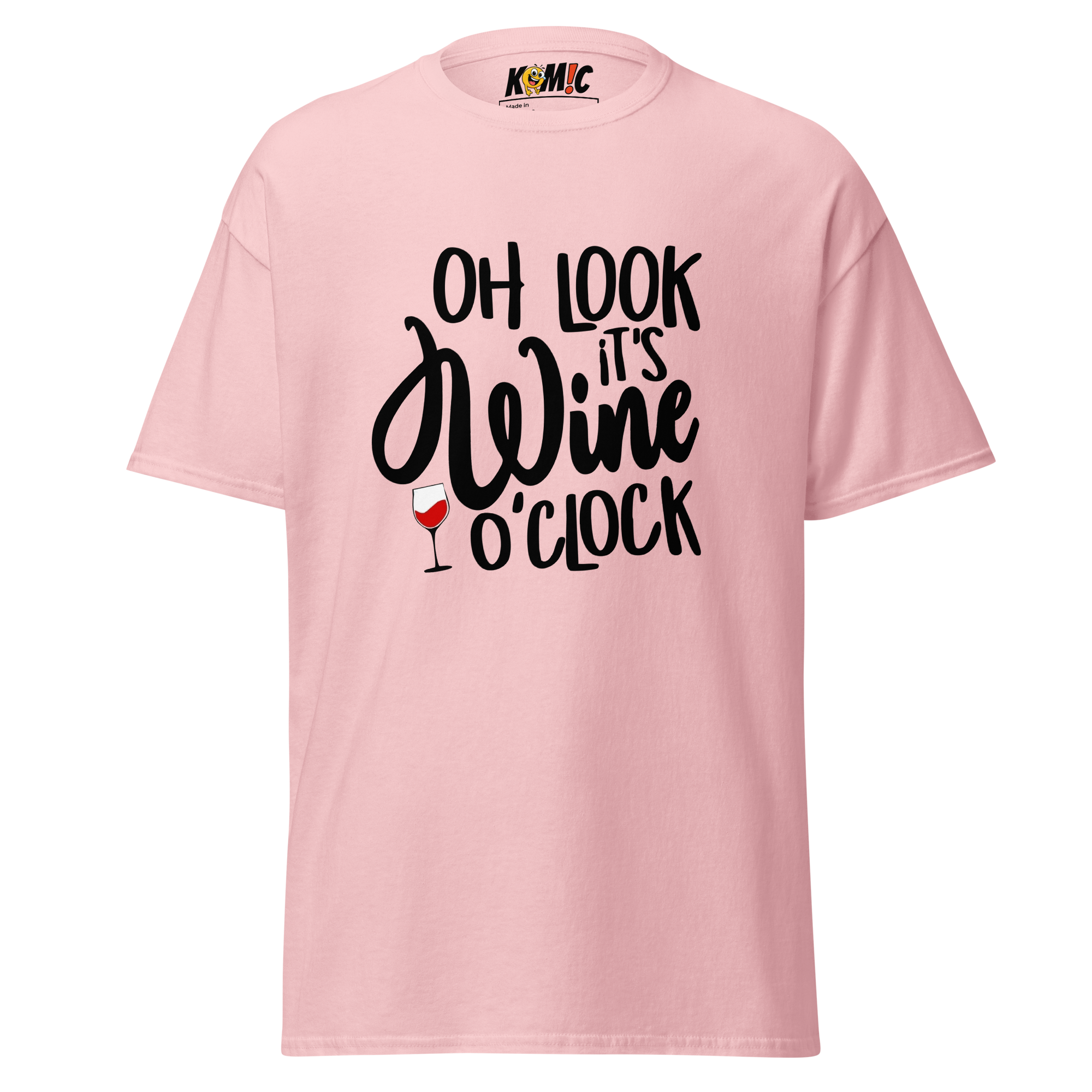 T-Shirt humoristique - Oh look, it's WINE o'clock | Komic