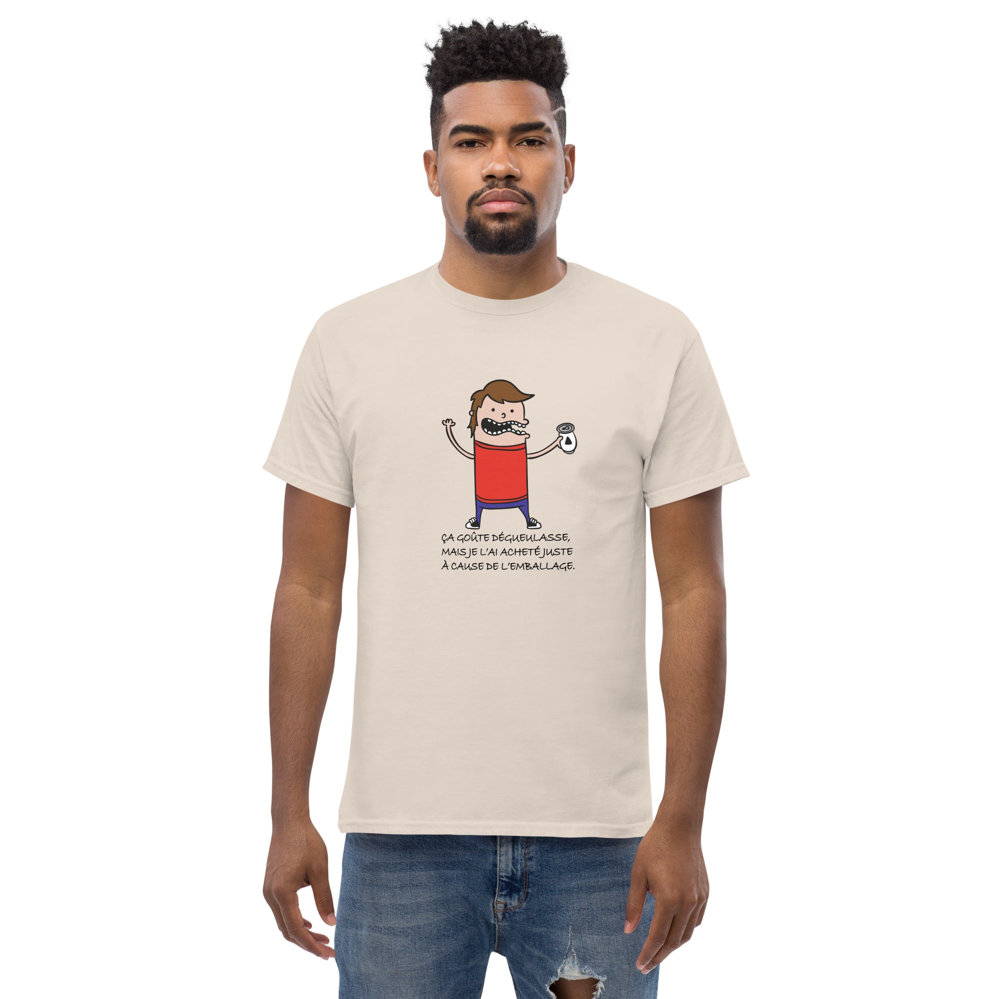 T-shirt humoristique - Ça goûte dégueulasse mais... | Komic