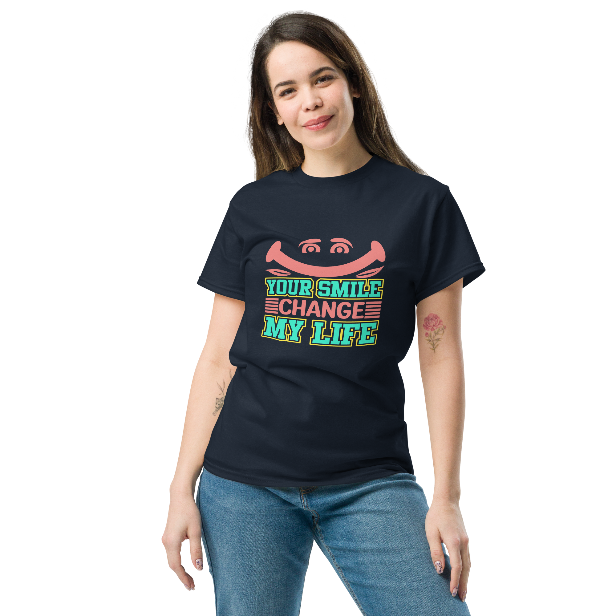 T-shirt humoristique - Your smile change my life | Komic