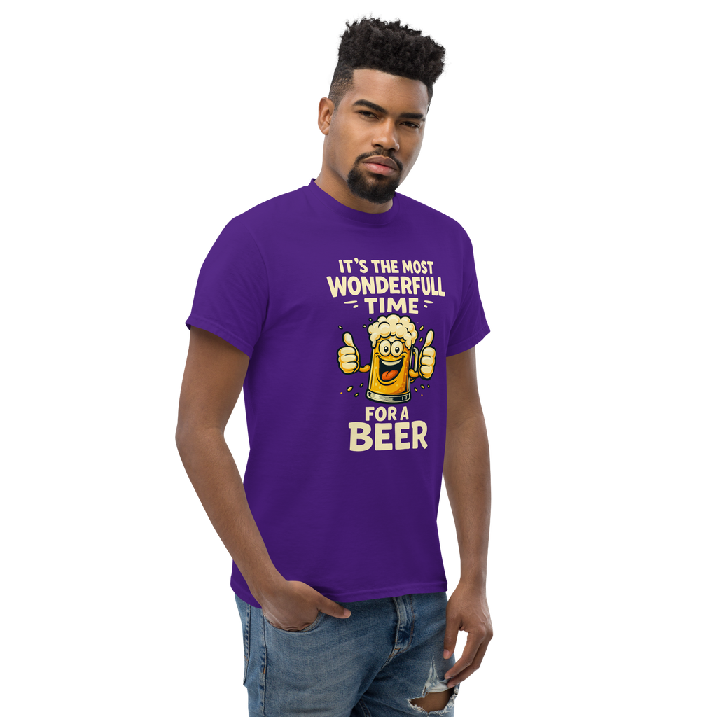 T-Shirt humour - It's the most wonderfull time for a beer | Komic.ca