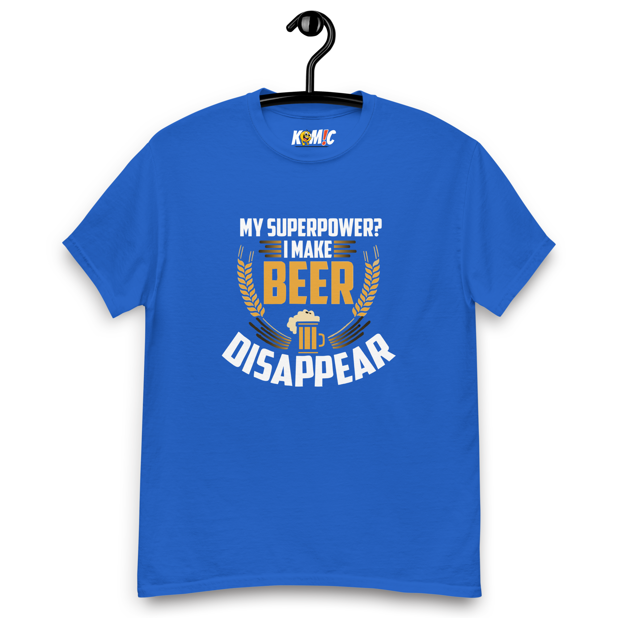 T-Shirt humoristique - My superpower, i make beer disappear | Komic.ca