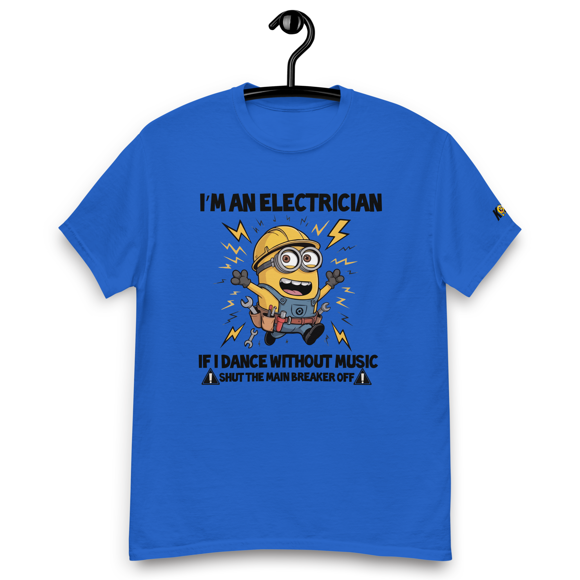T-Shirt humoristique - I'm an electrician if i dance without music... | Komic.ca