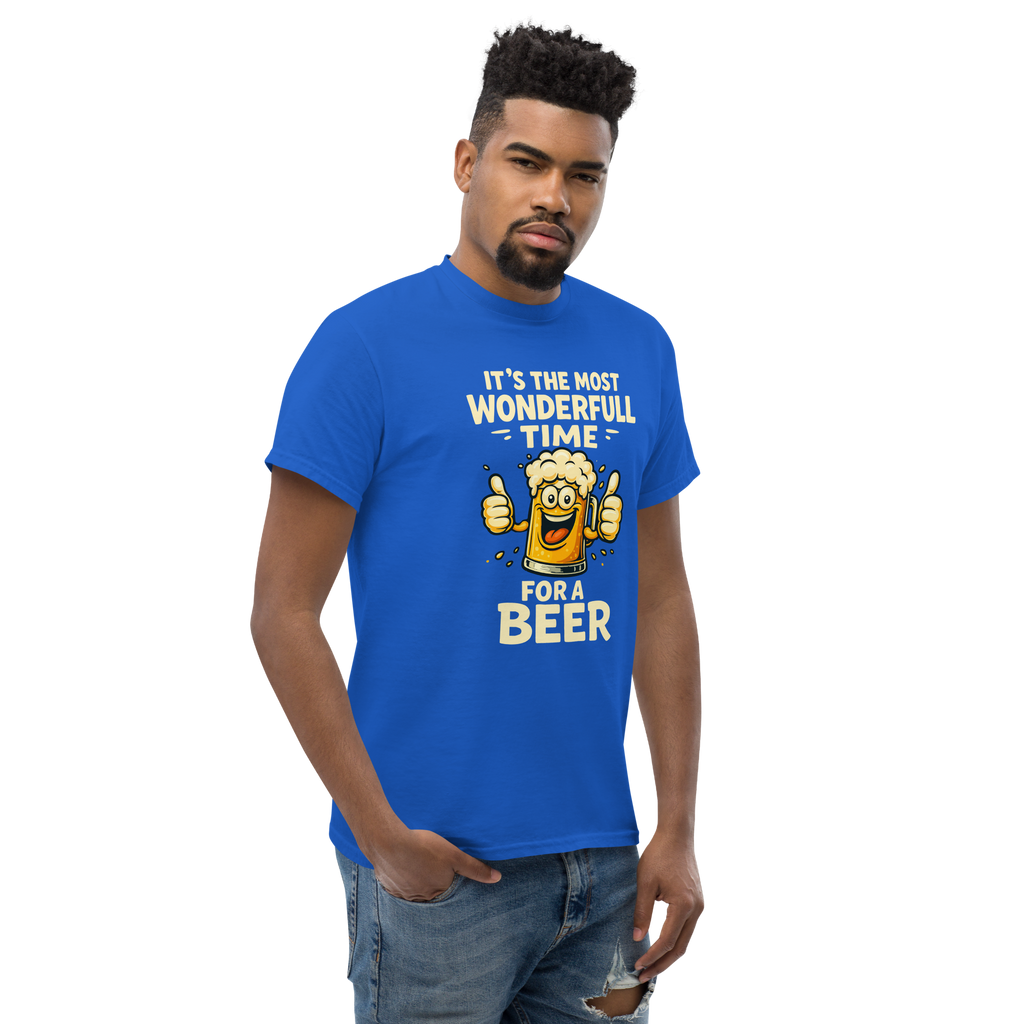T-Shirt humour - It's the most wonderfull time for a beer | Komic.ca