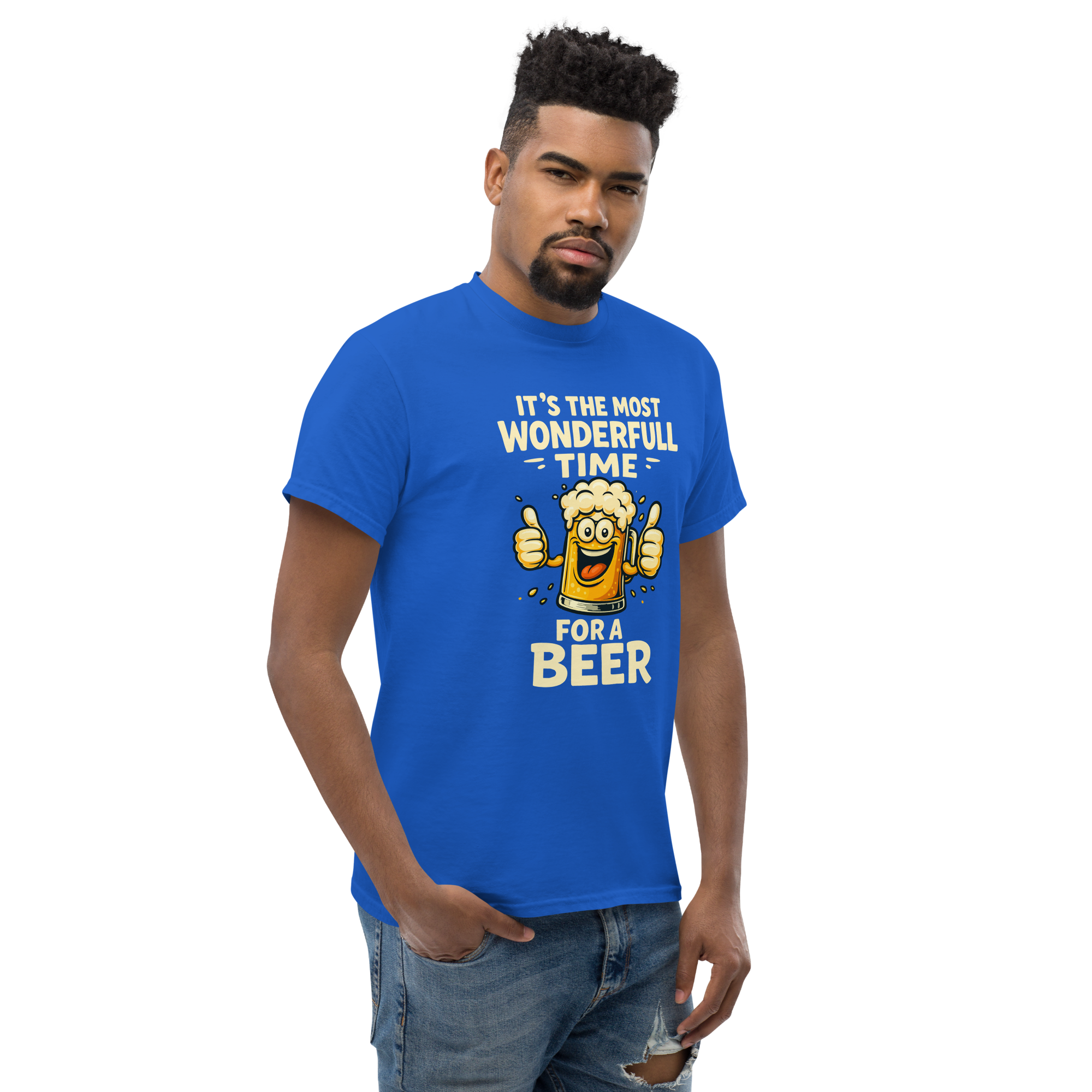 T-Shirt humour - It's the most wonderfull time for a beer | Komic.ca