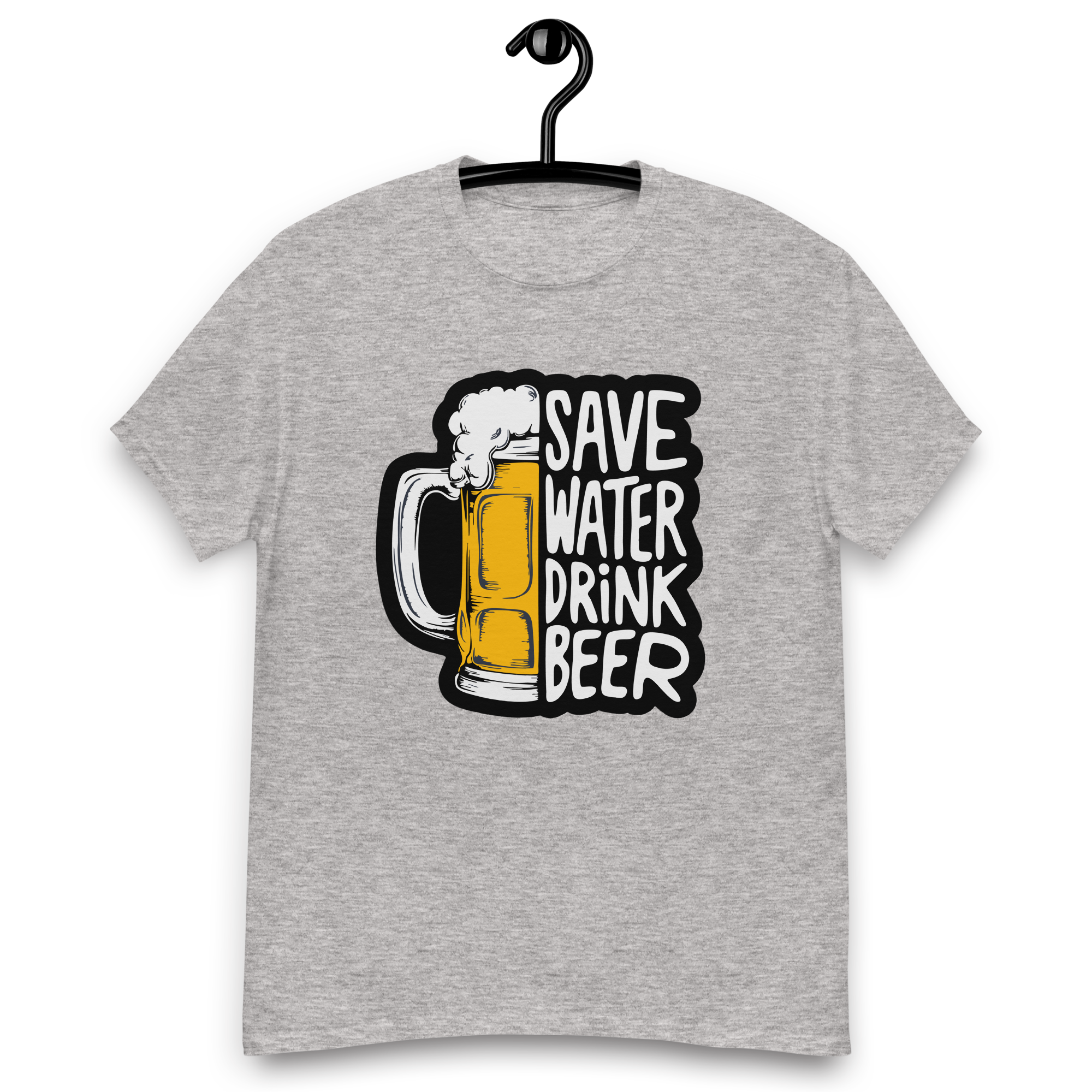 T-Shirt unisexe humoristique - Save water drink beer | Komic