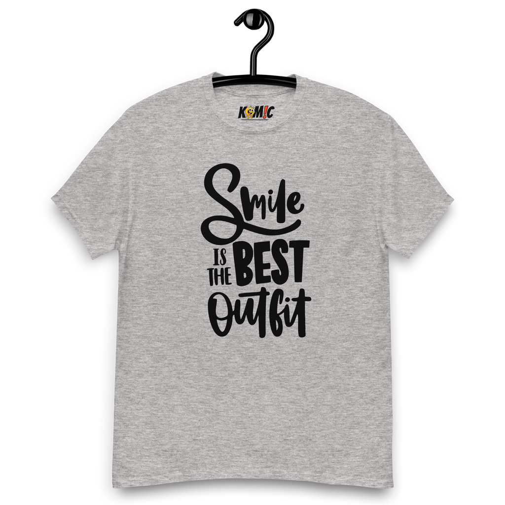 T-Shirt humoristique - Smile is the best outfit | Komic