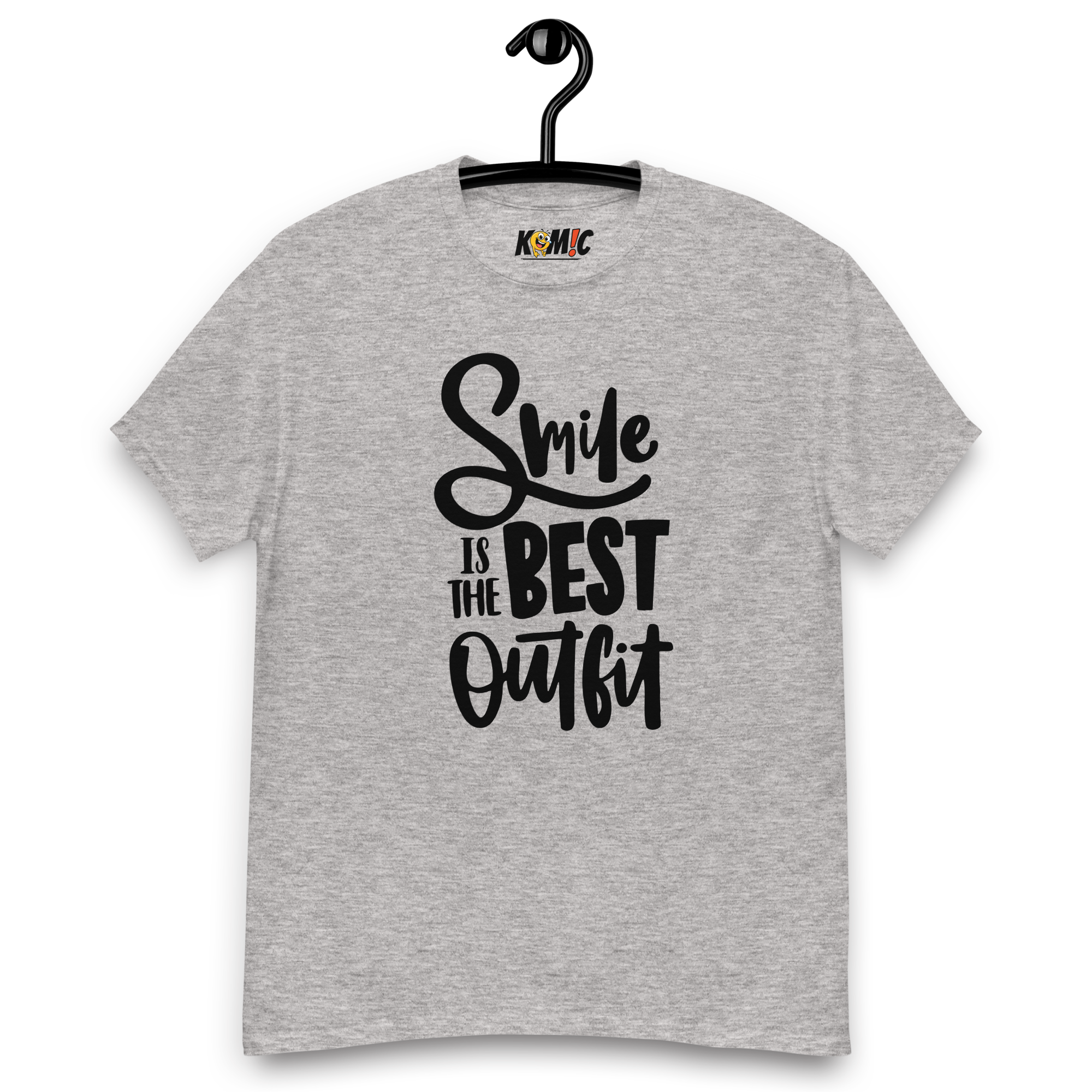 T-Shirt humoristique - Smile is the best outfit | Komic