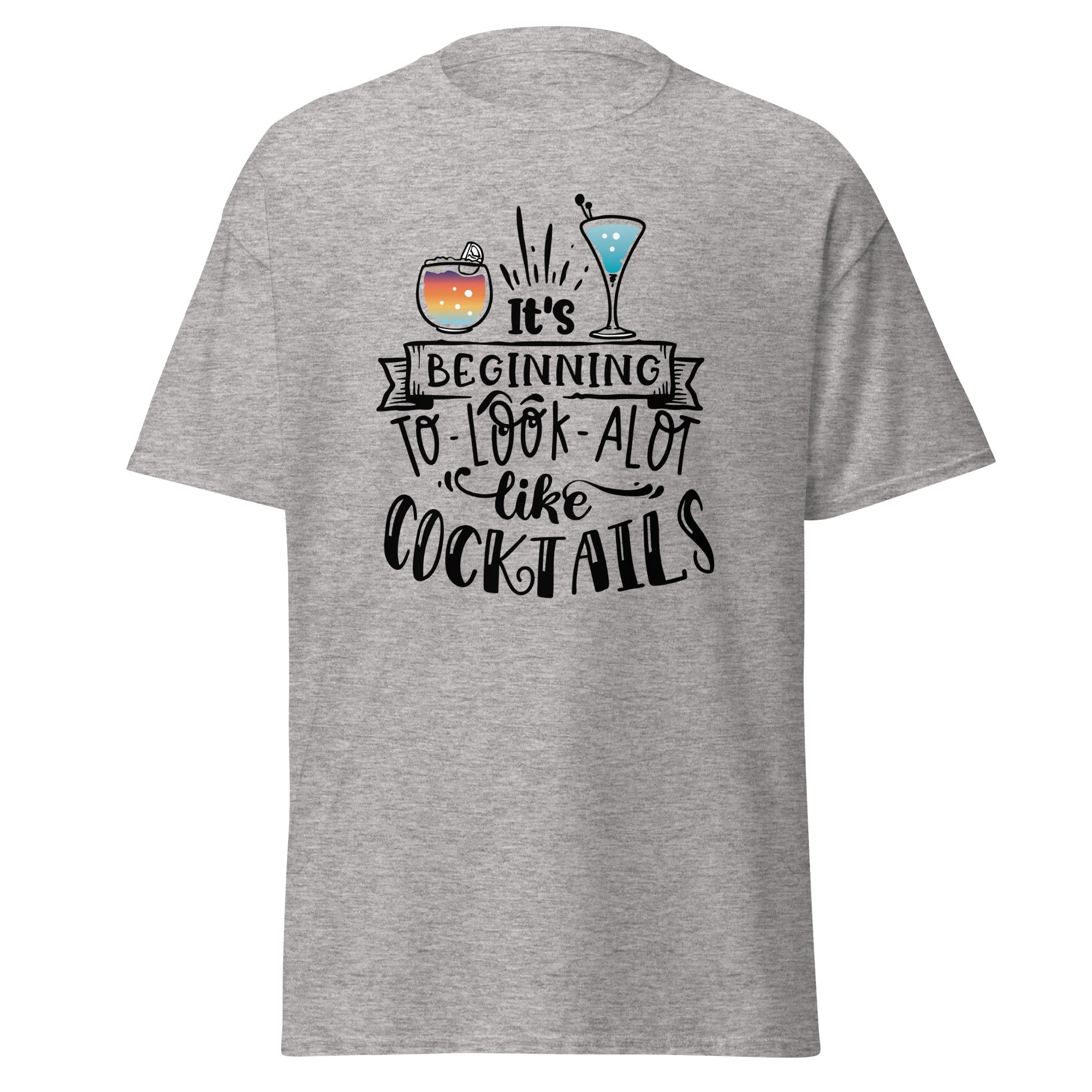 T-Shirt humour - It's beginning to look alot like cocktails | Komic.ca