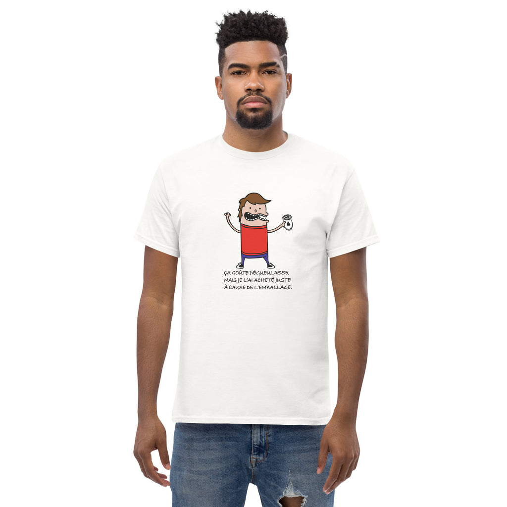 T-shirt humoristique - Ça goûte dégueulasse mais... | Komic