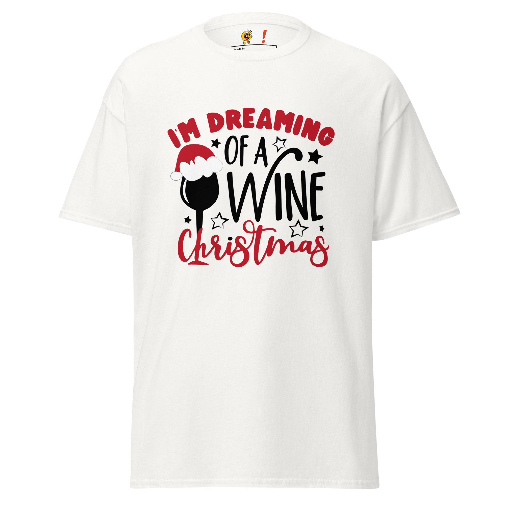 T-Shirt humoristique - I dreaming of a wine christmas | Komic