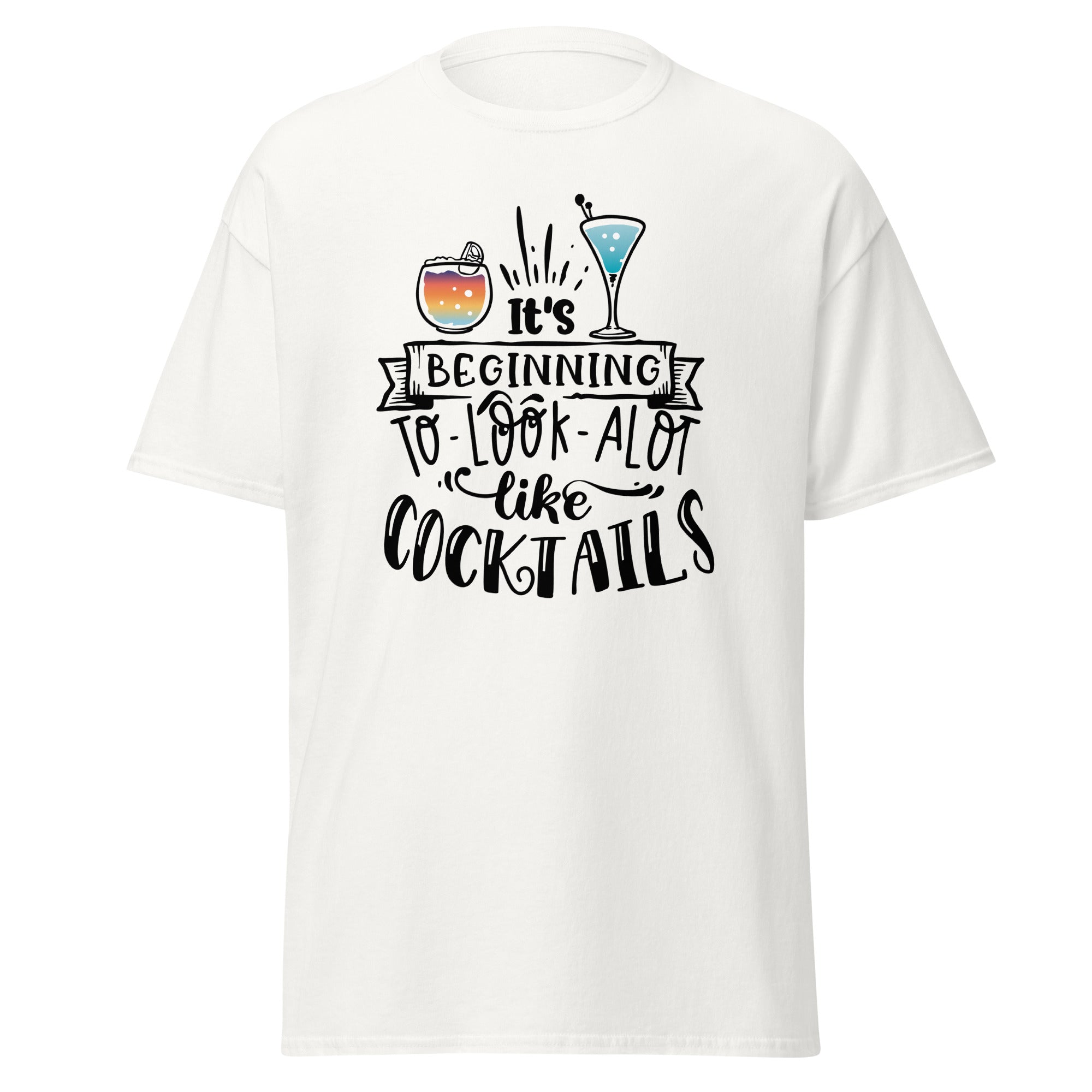 T-Shirt humour - It's beginning to look alot like cocktails | Komic.ca