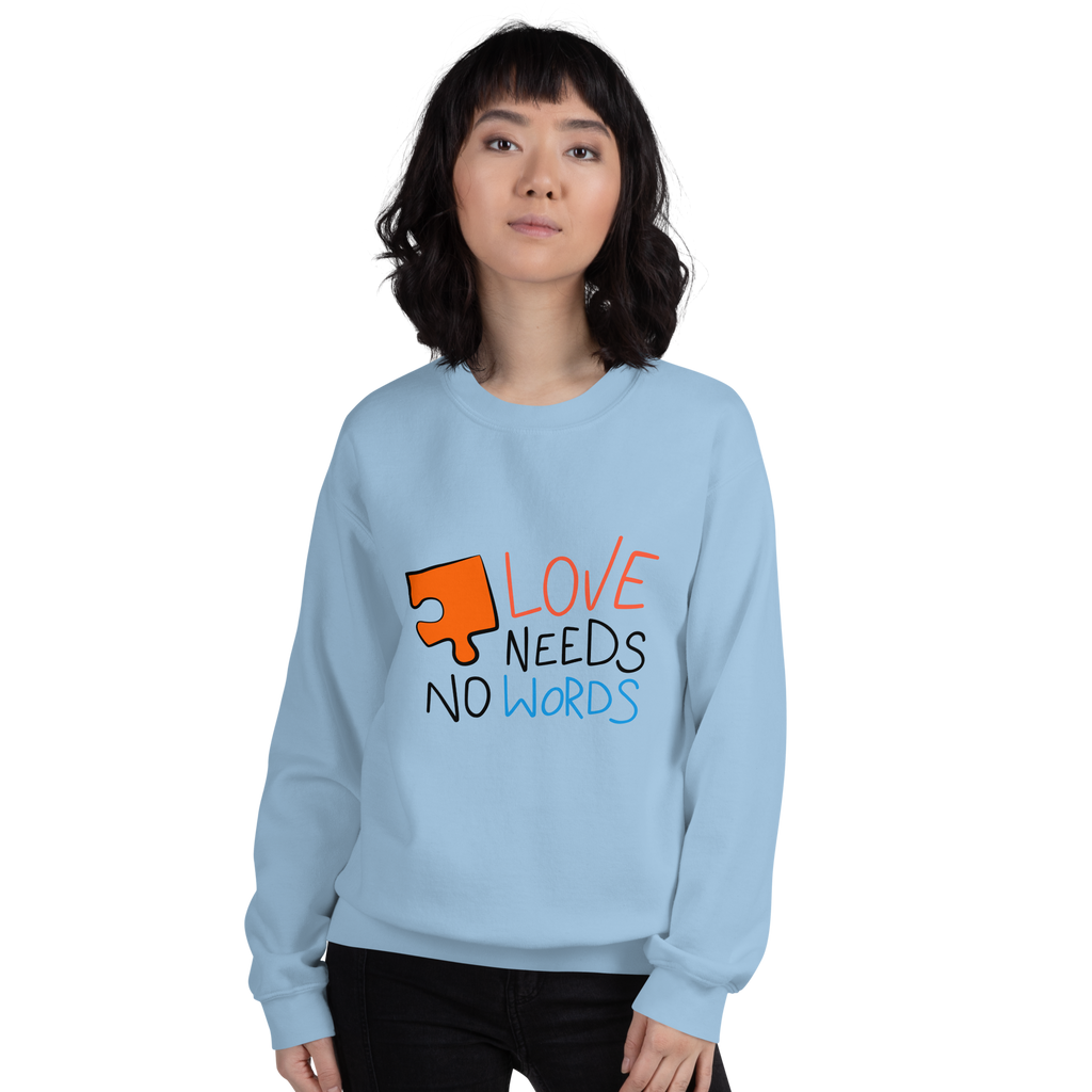 Chandail/Sweat humoristique - Love Needs no Words | Komic.ca