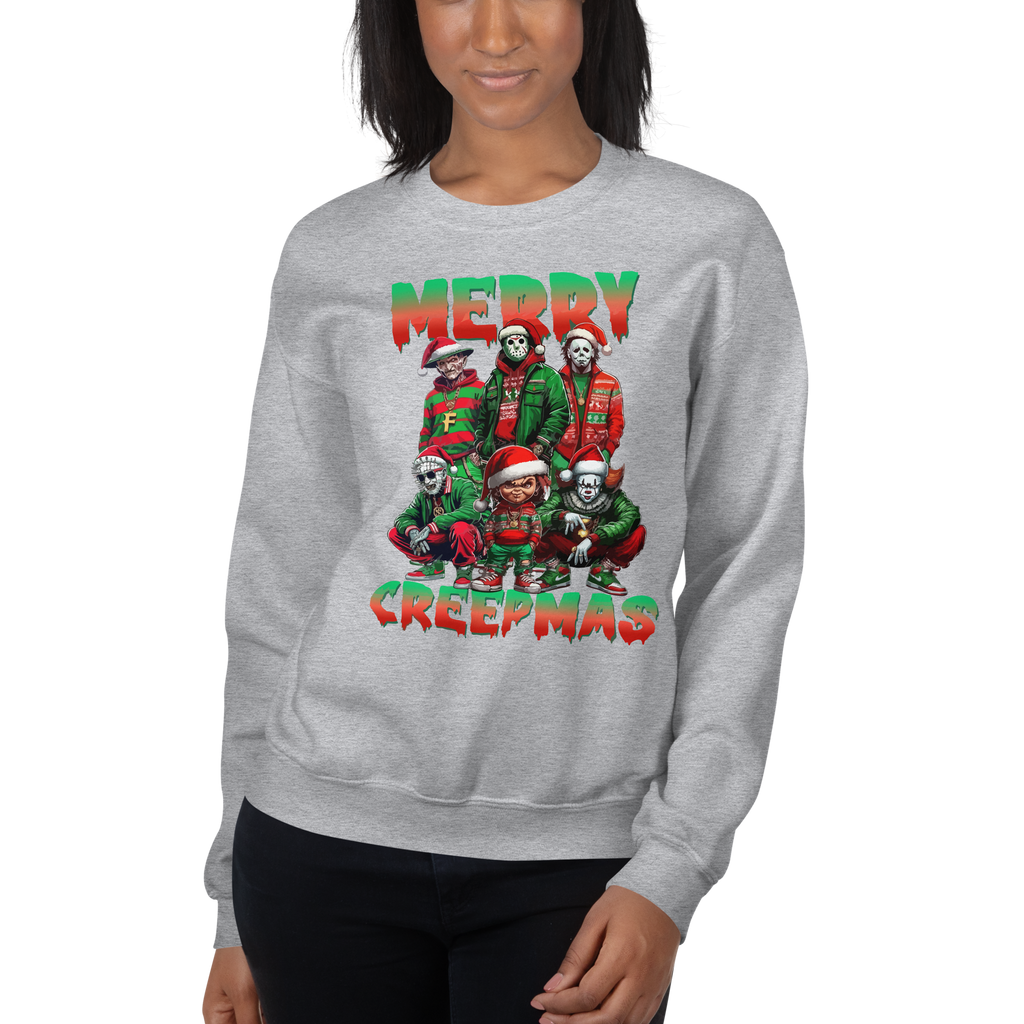 Crewneck/sweat humoristique - Merry creepmas | Komic.ca