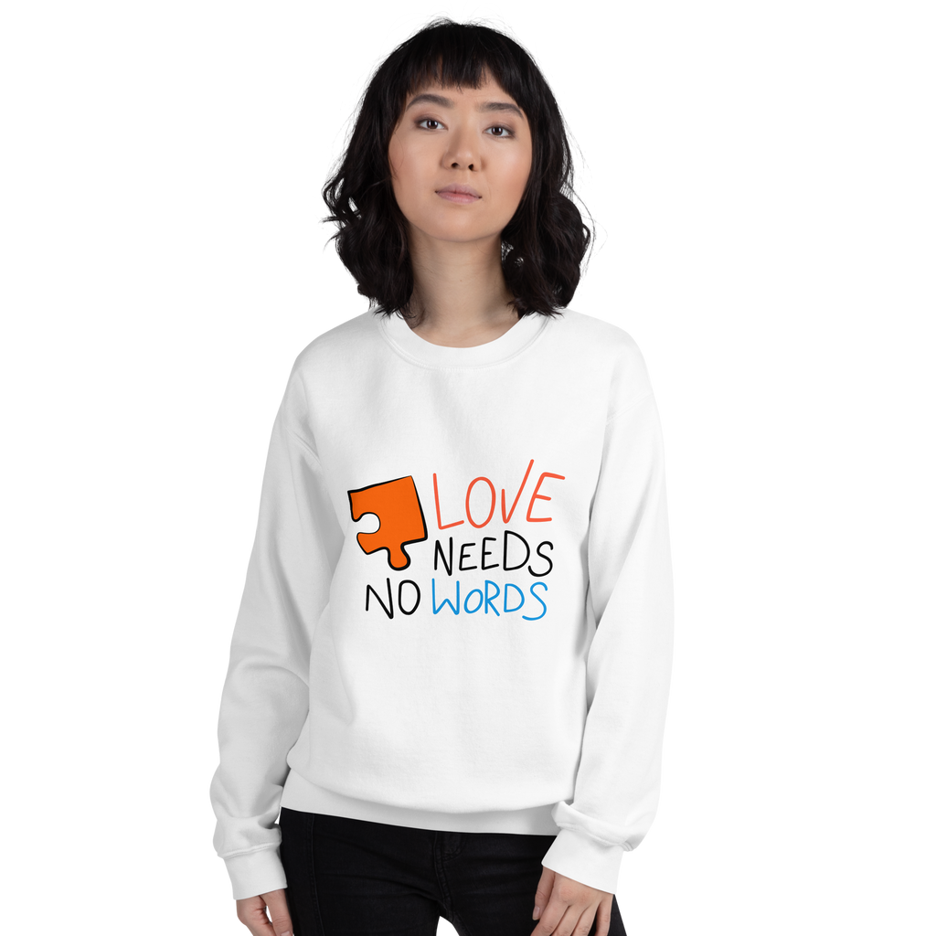 Chandail/Sweat humoristique - Love Needs no Words | Komic.ca