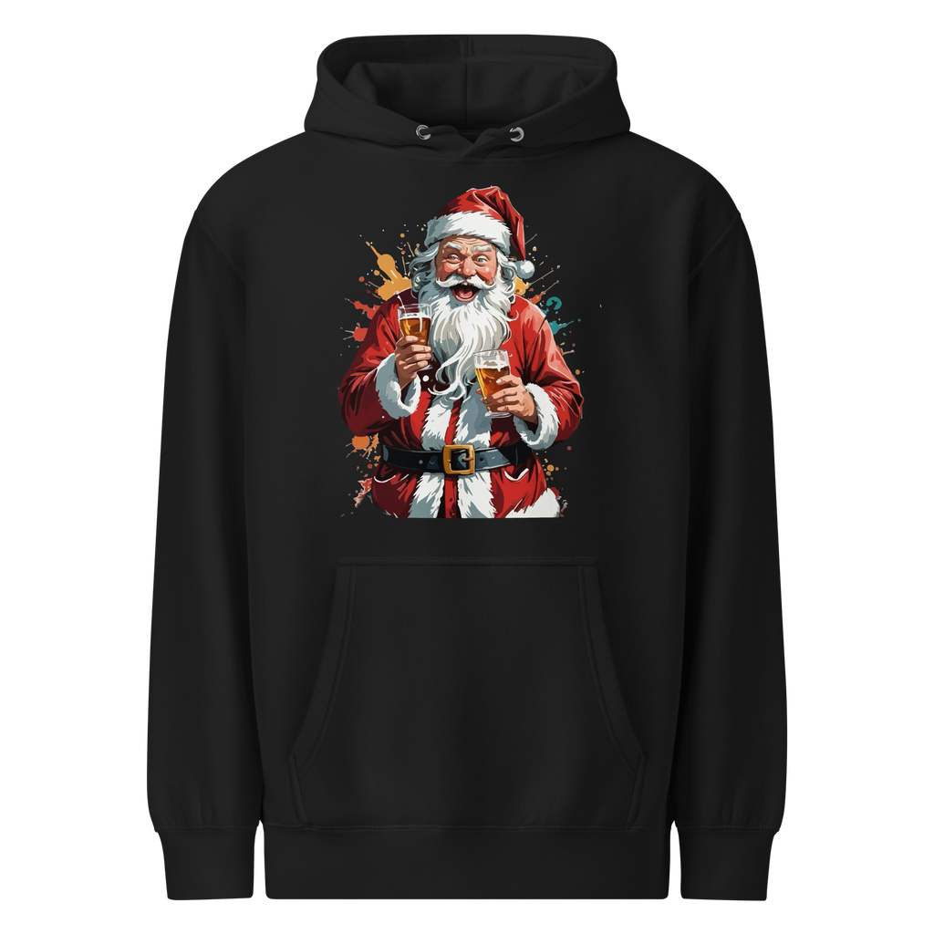 Hoodie humoristique - Santa claus with beer | Komic.ca