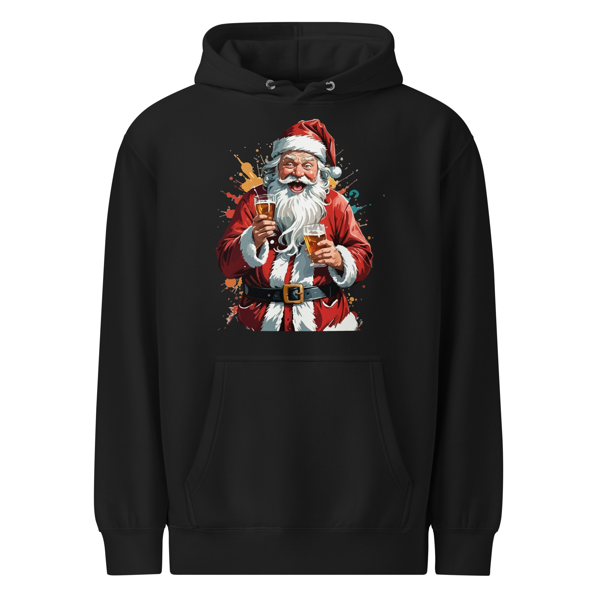 Hoodie humoristique - Santa claus with beer | Komic.ca