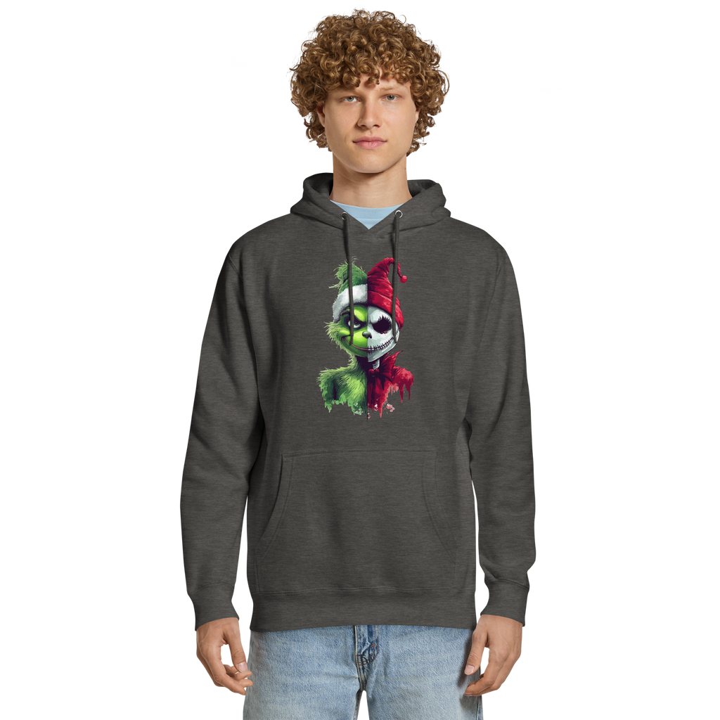 Hoodie humoristique - Grinch and Jack | Komic.ca