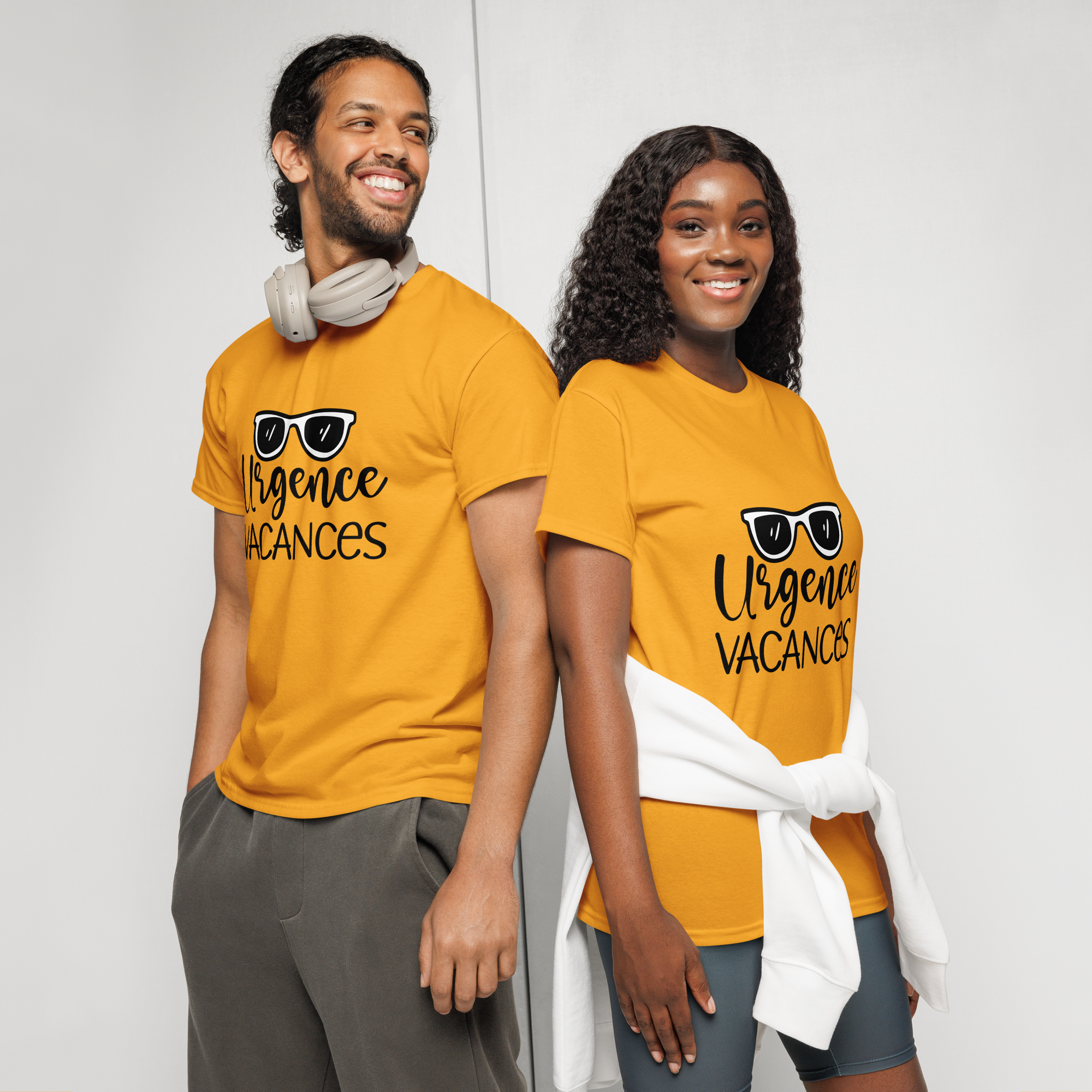 T-Shirt DryBlend® humoristique - Urgence Vacances | Komic