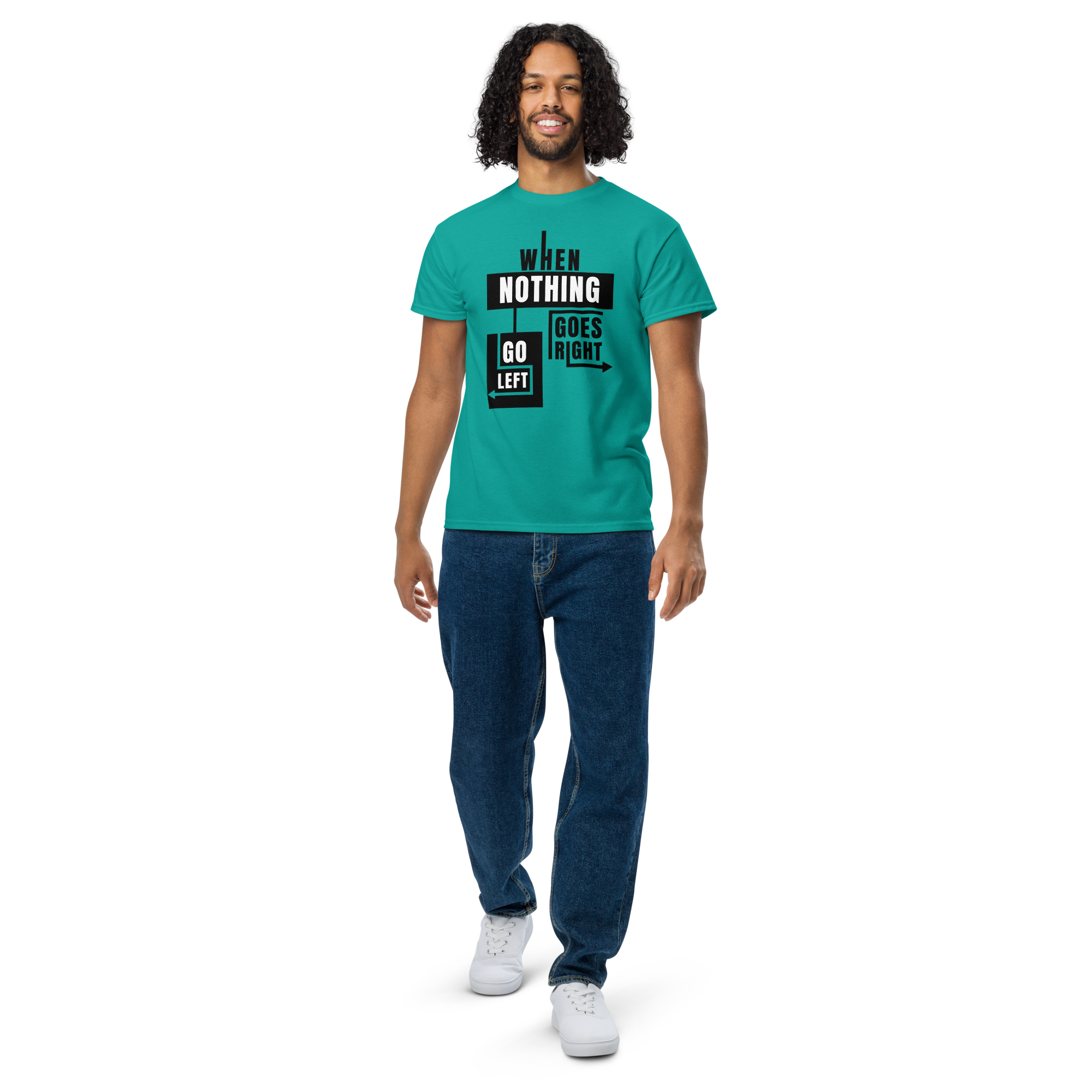 T-Shirt DryBlend humoristique - When nothing goes right... | Komic