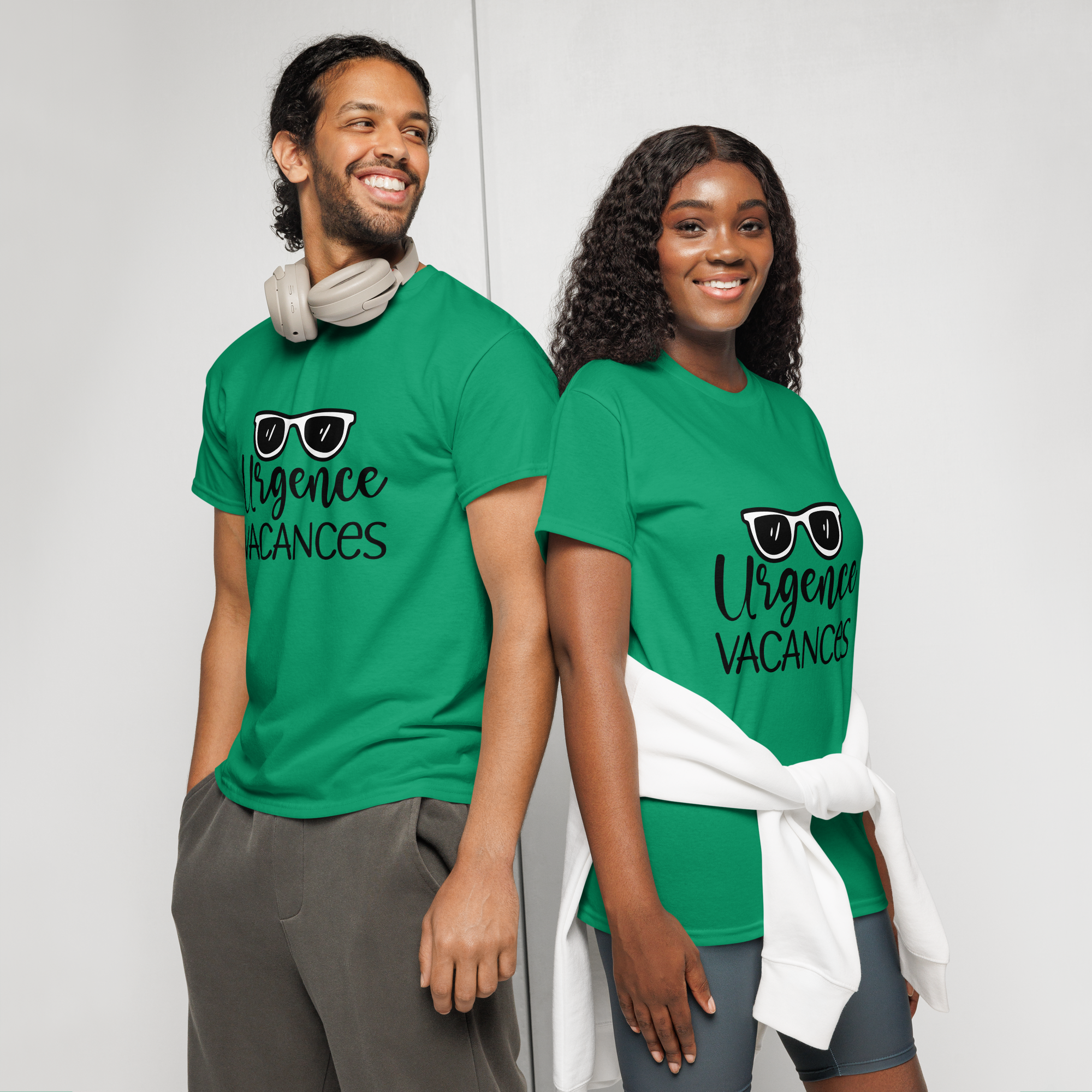 T-Shirt DryBlend® humoristique - Urgence Vacances | Komic