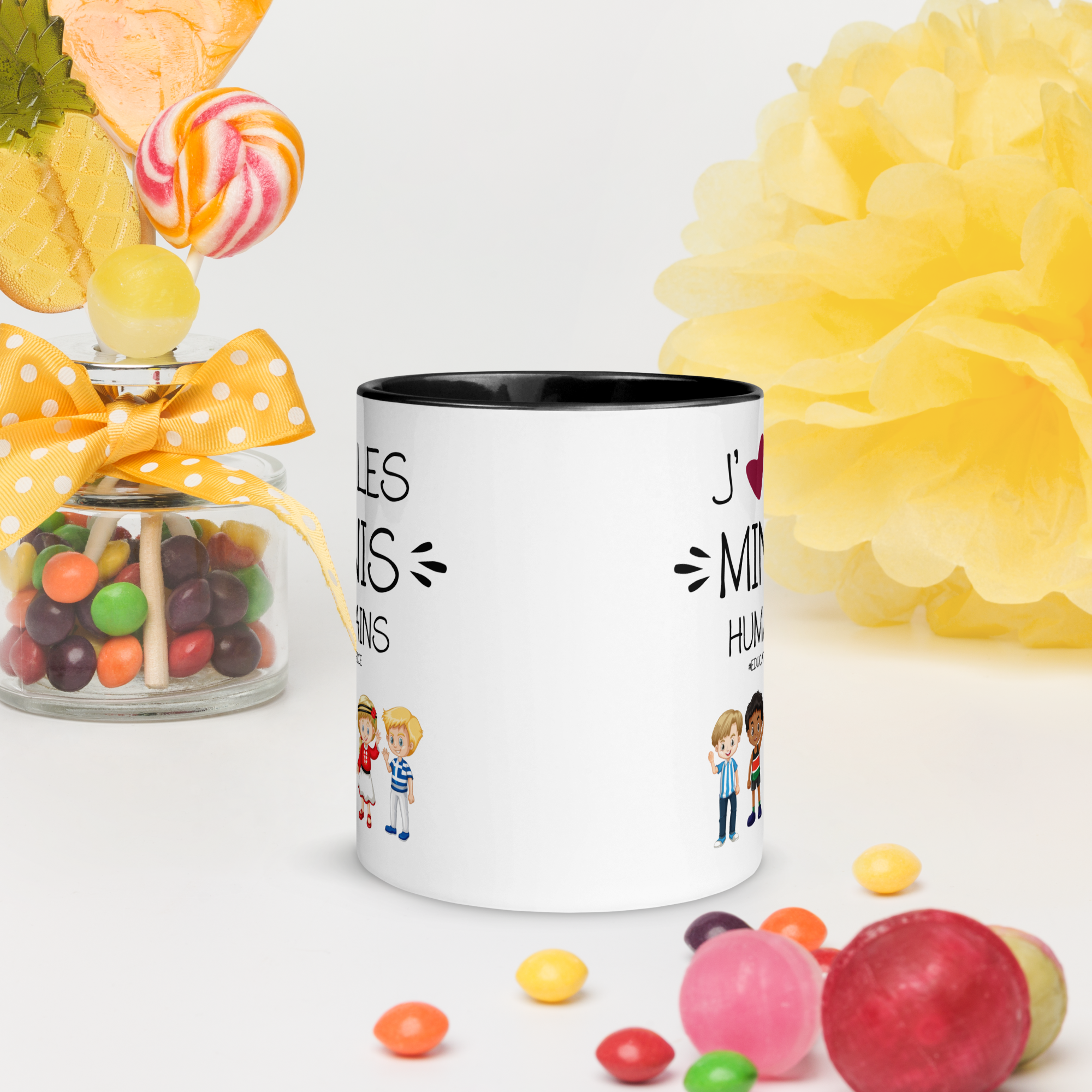 Tasse/Mug humoristique - J'aime les minis humains | Komic