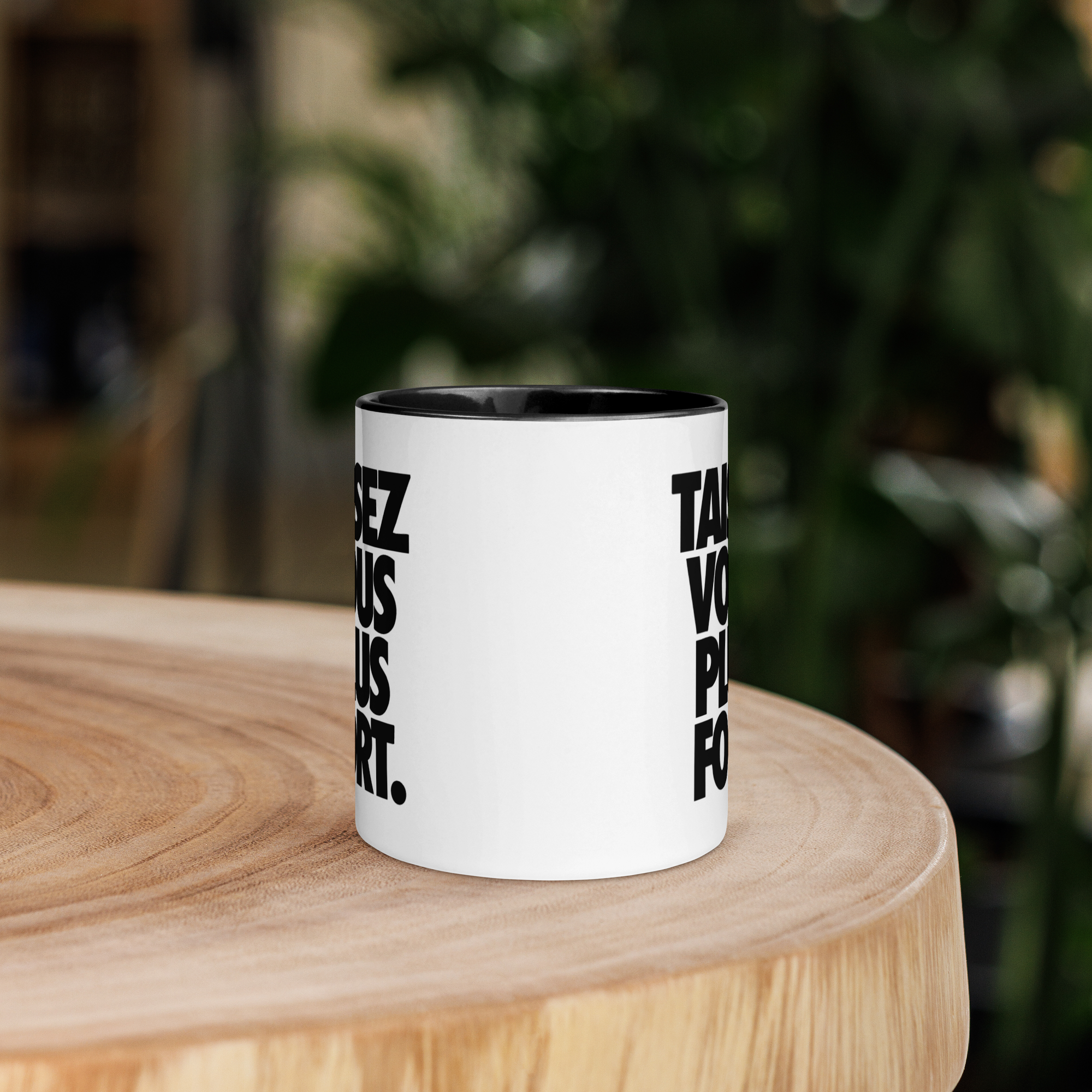 Tasse/mug humoristique - Taisez vous plus fort | Komic
