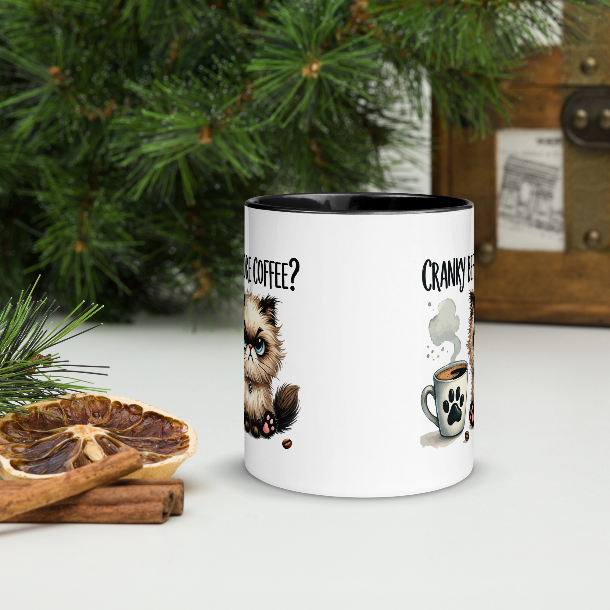 Tasse/mug humoristique - Cranky before coffee | Komic.ca