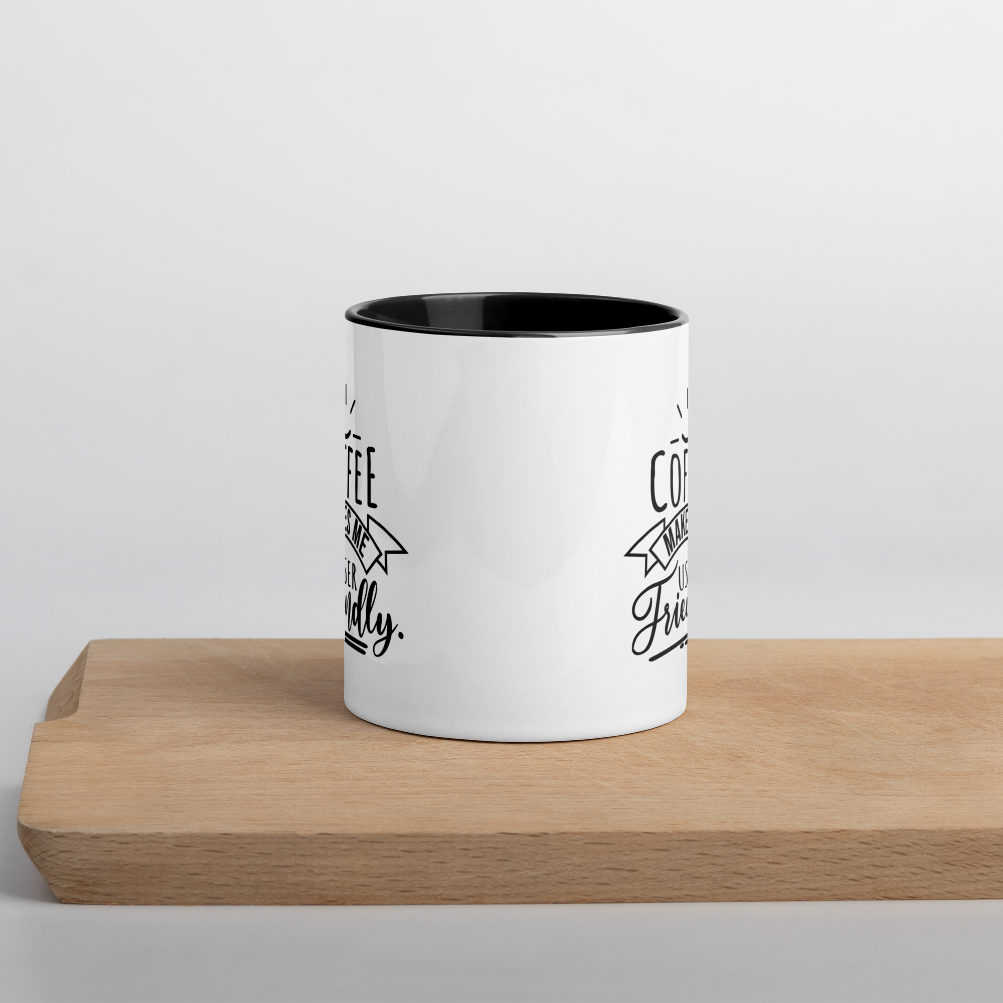 Tasse/Mug Humoristique - Coffee makes me user friendly | Komic.ca