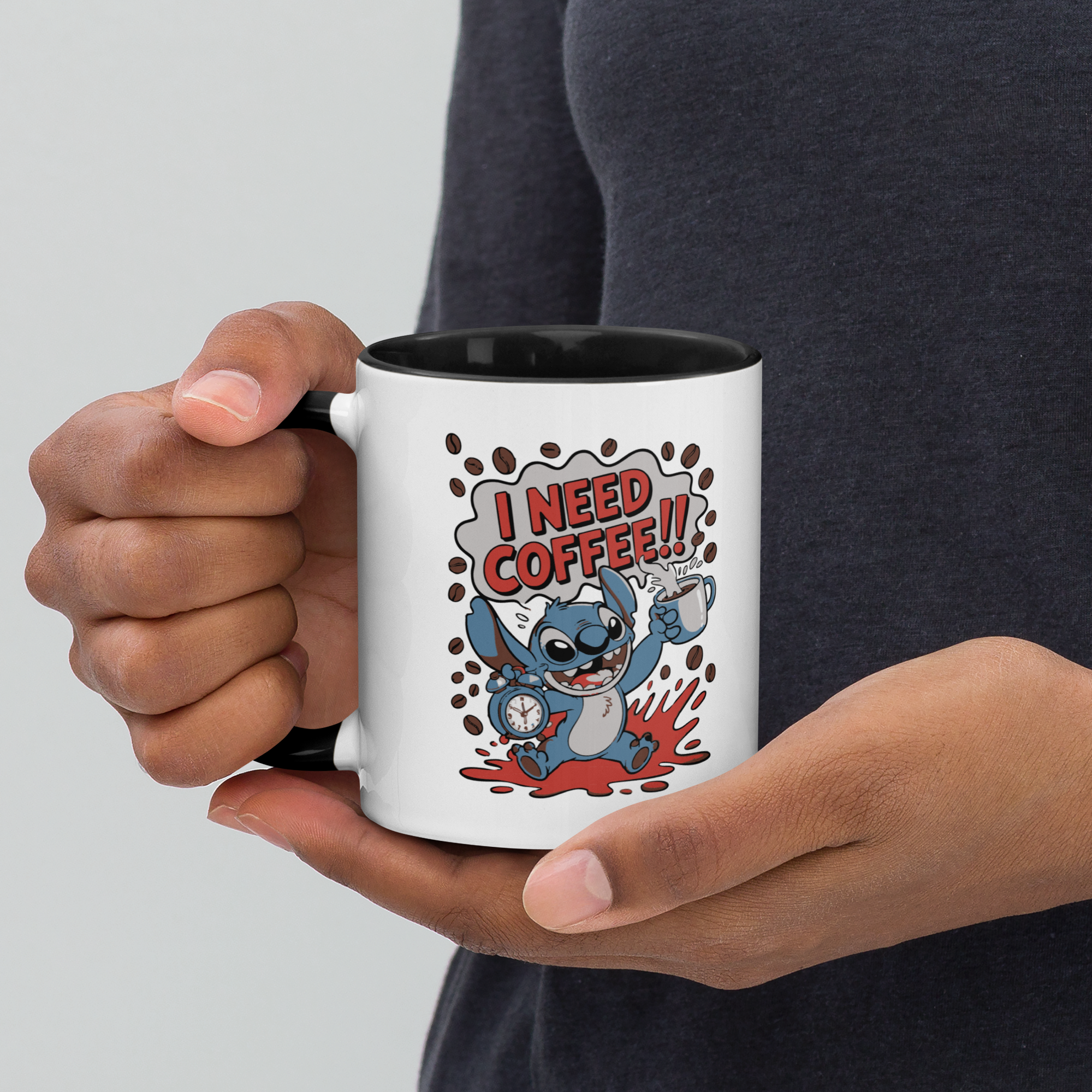 Tasse/mug humoristique - I need coffee | Komic