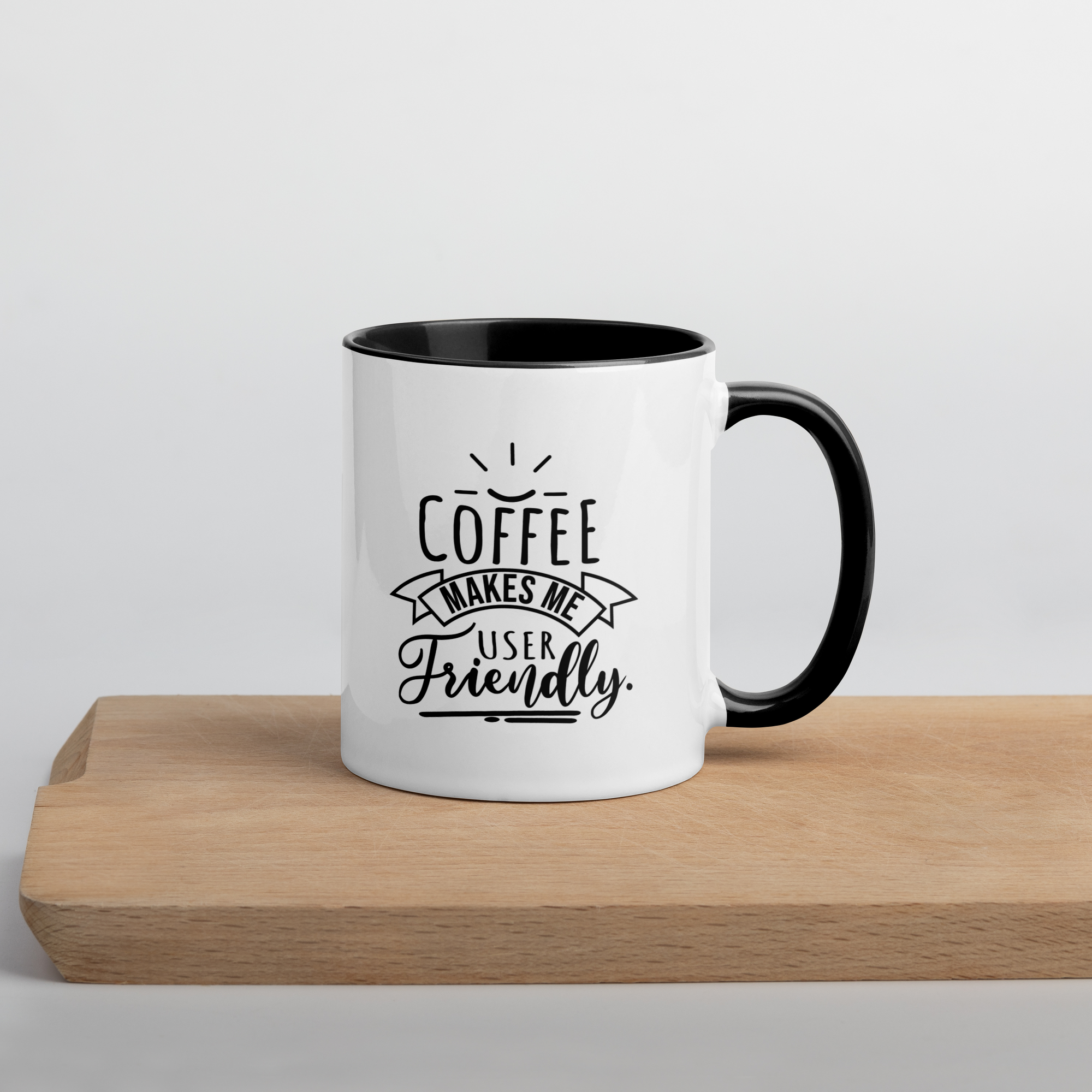 Tasse/Mug Humoristique - Coffee makes me user friendly | Komic.ca