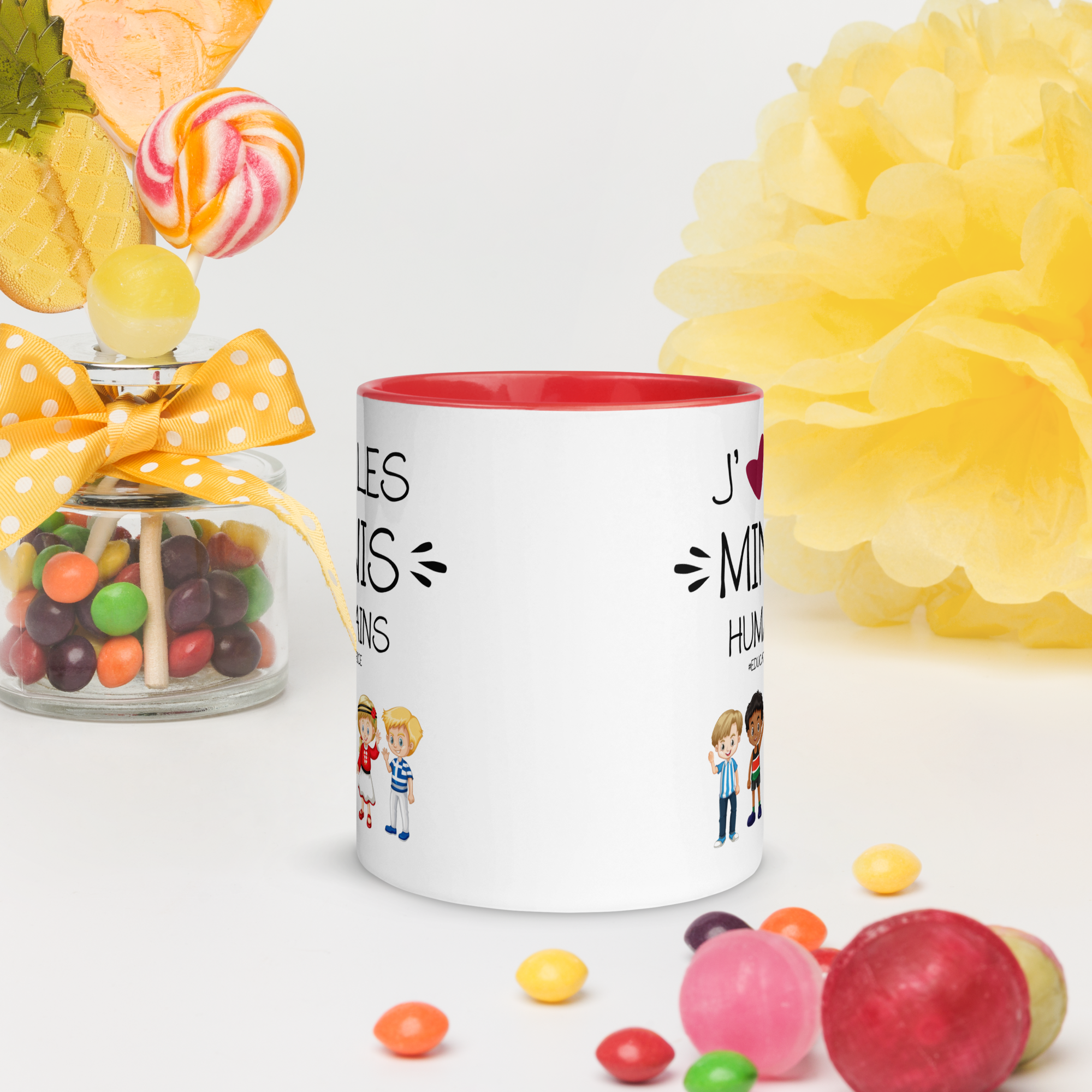 Tasse/Mug humoristique - J'aime les minis humains | Komic