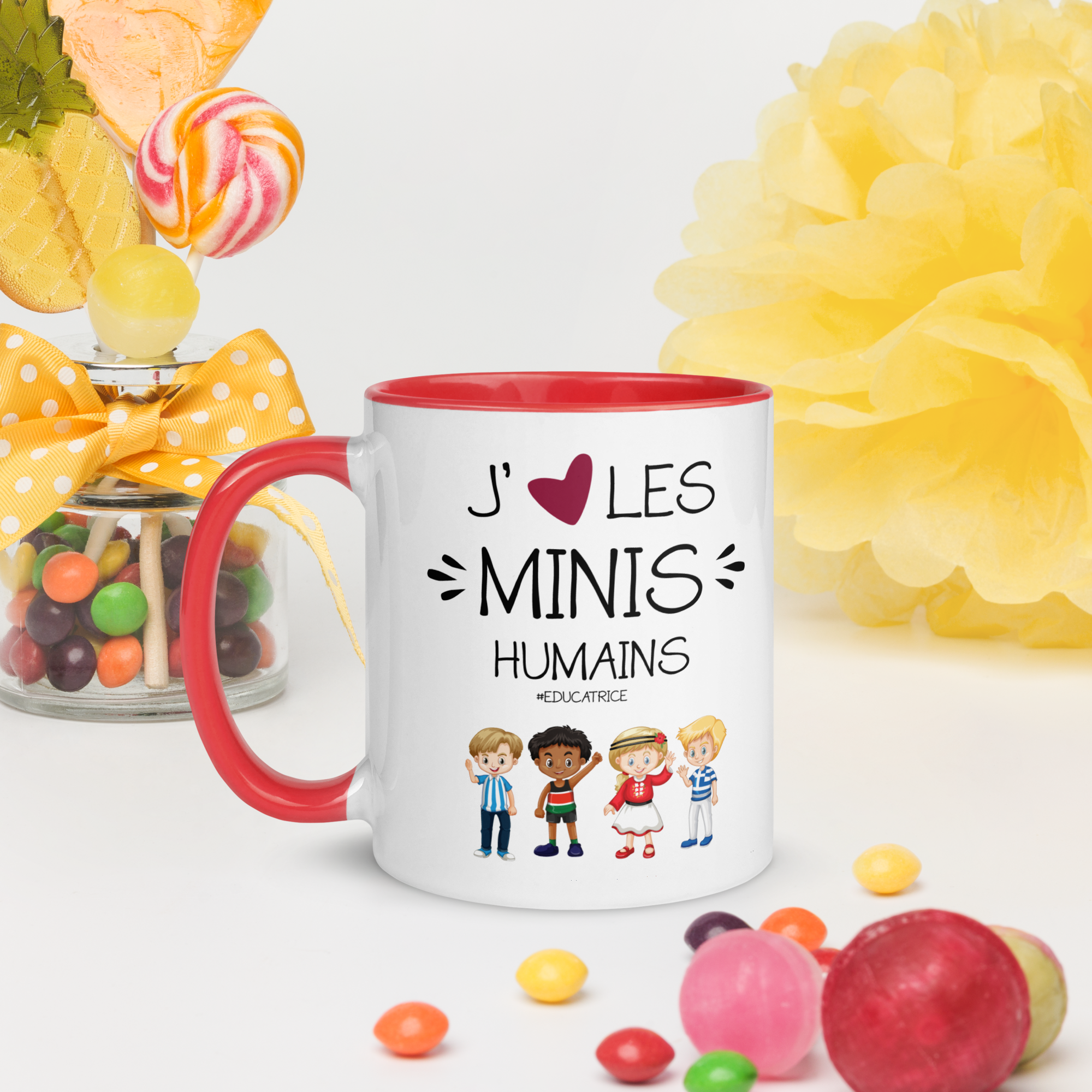 Tasse/Mug humoristique - J'aime les minis humains | Komic