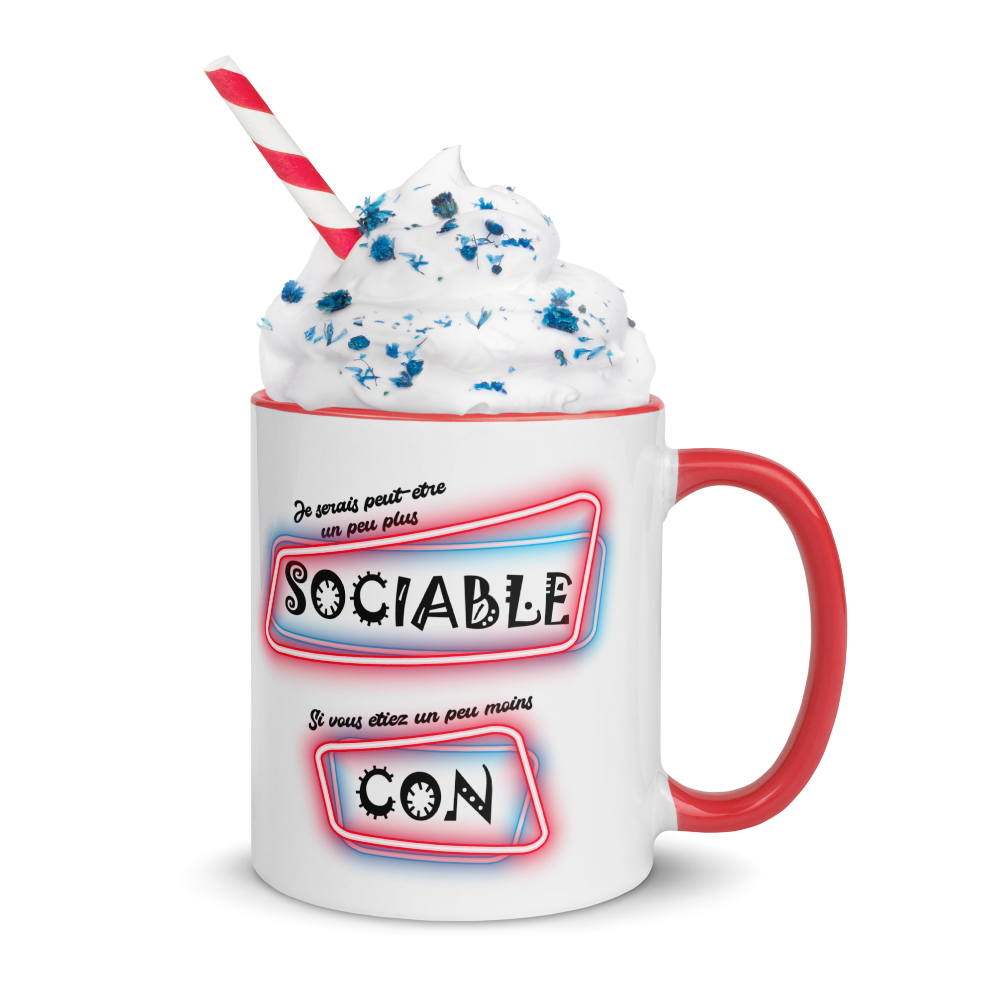 Tasse/Mug humoristique - Je serais peut-être un peu plus sociable... | Komic