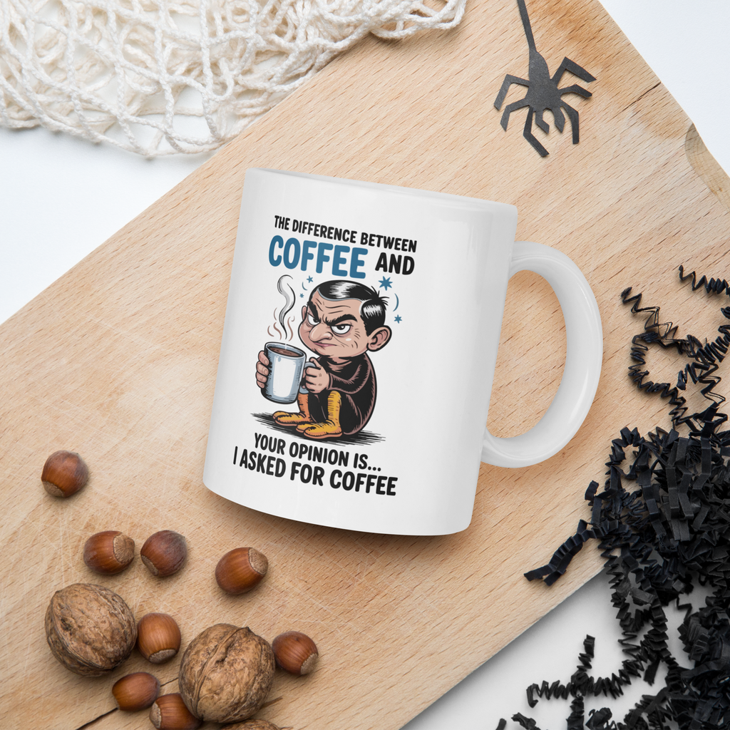 Tasse/Mug humoristique - The difference between coffee and | Komic.ca