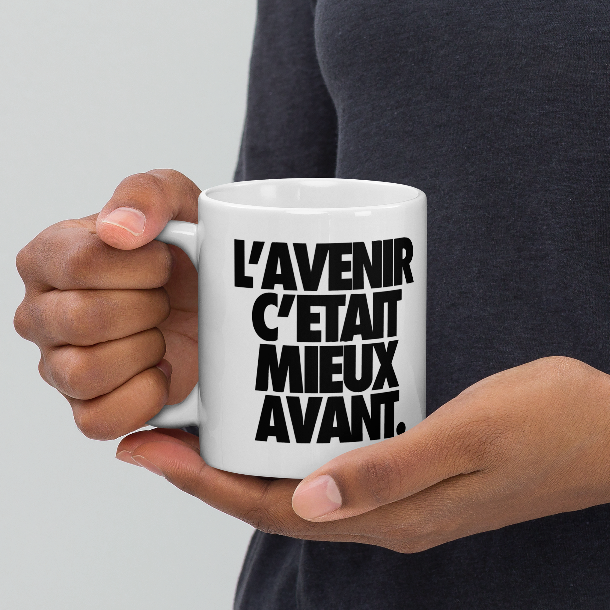 Tasse/mug humoristique - L'avenir c'était mieux avant | Komic