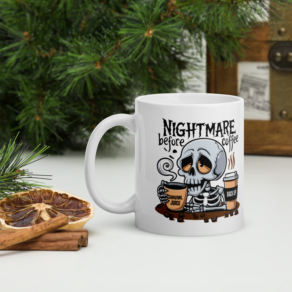 Tasse/Mug humoristique  Nightmare before coffee | Komic.ca